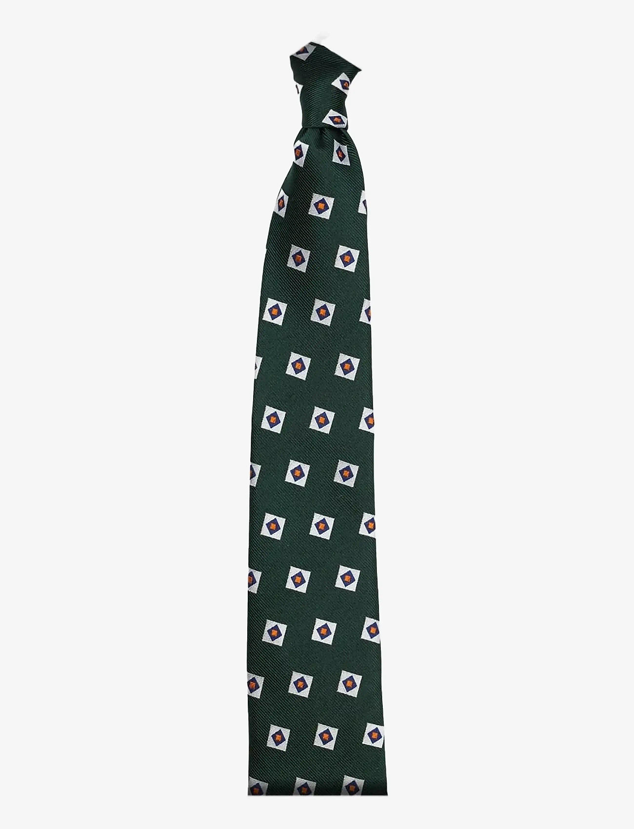 AN IVY - Green Triple Square Silk Tie - lipsud - green - 1