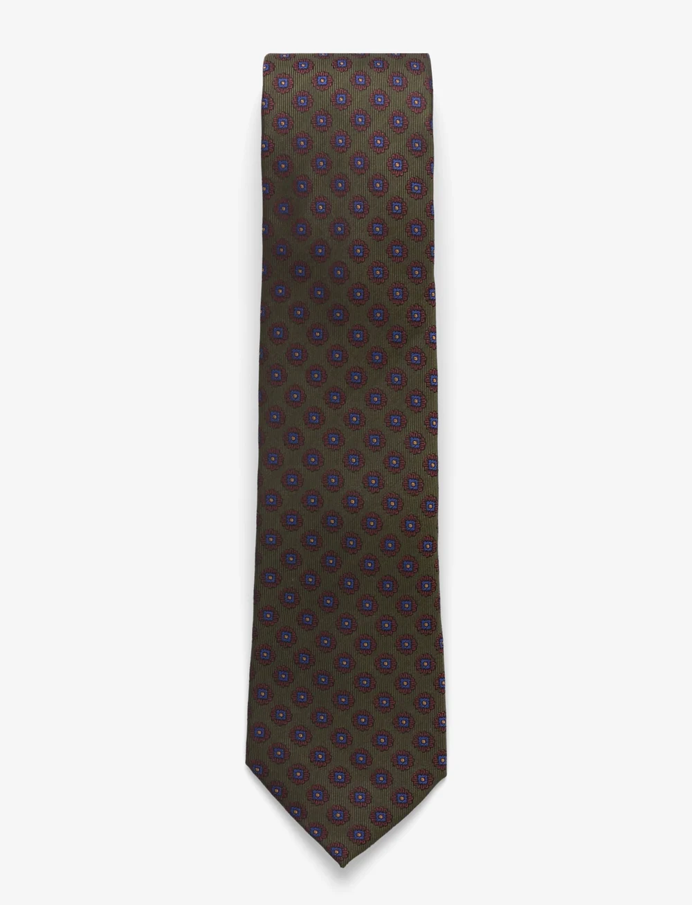 AN IVY - Green Woven Flower - krawatten - green - 0