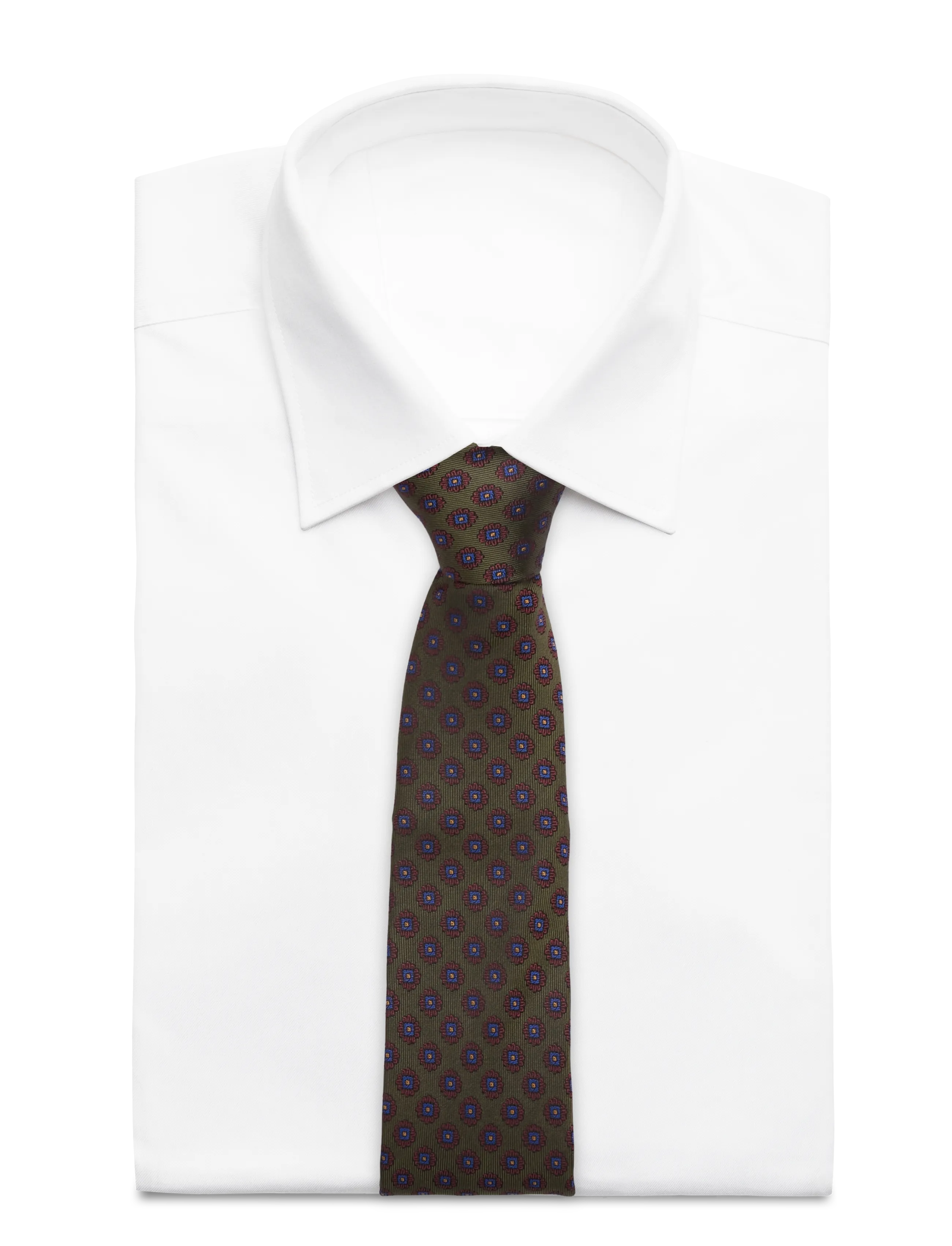 AN IVY - Striped Oversized Bow Tie - green - 1