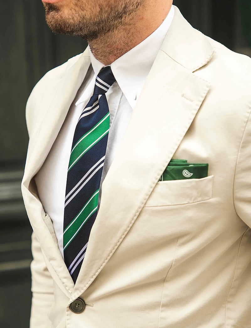 AN IVY - Navy Green Club Tie - slipsar - navy green - 0