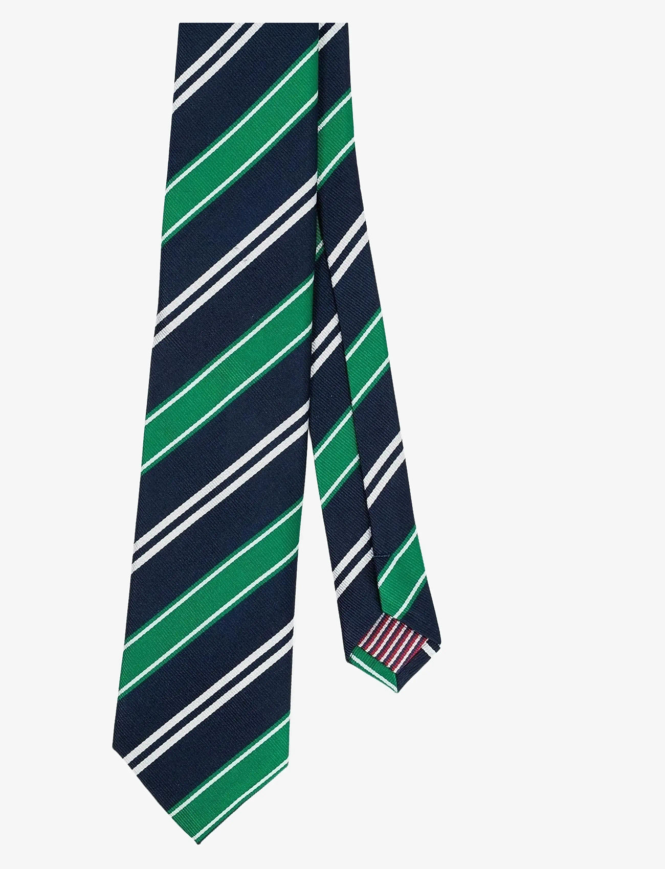AN IVY - Navy Green Club Tie - slipsar - navy green - 3