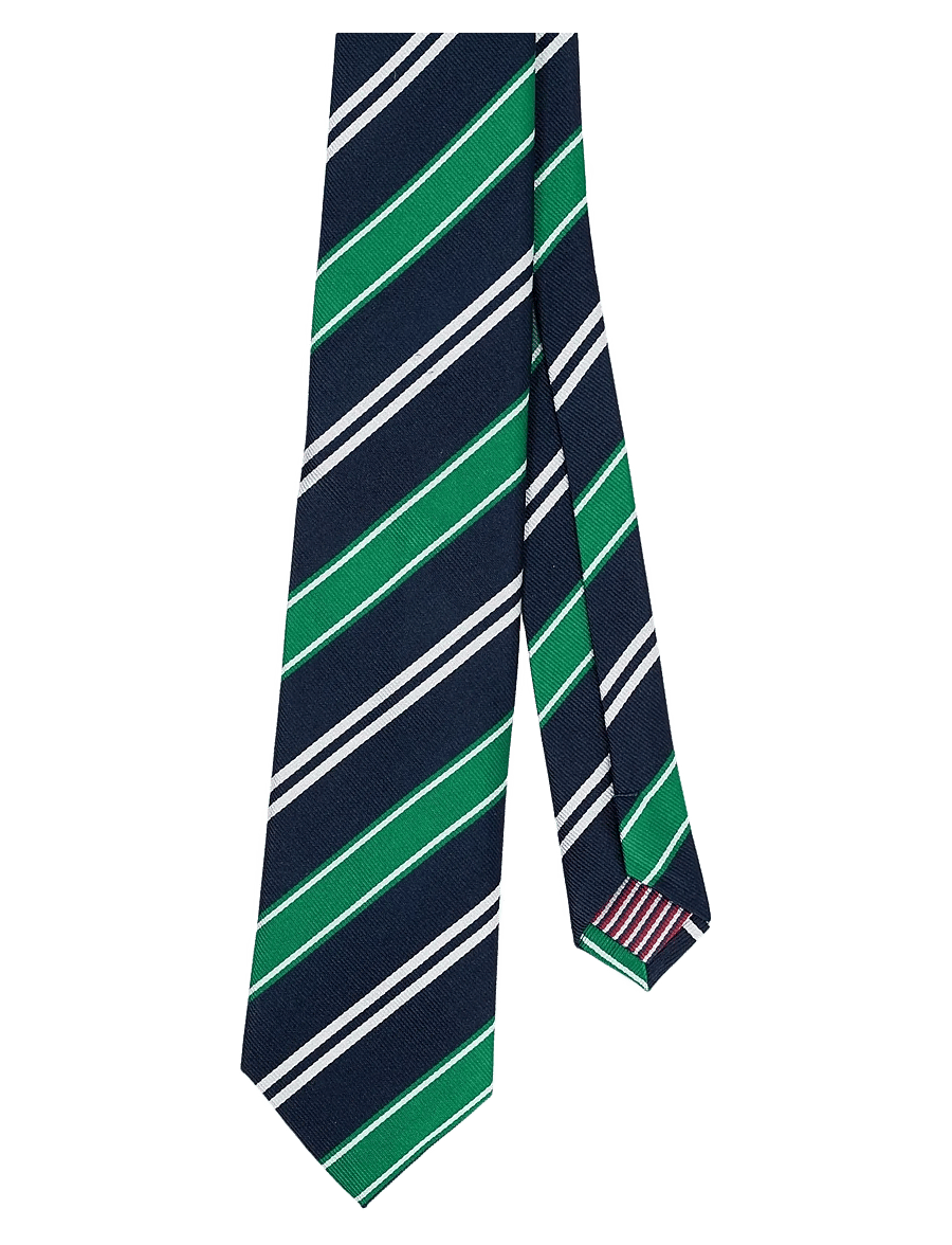 AN IVY - Navy Green Club Tie - navy green - 3