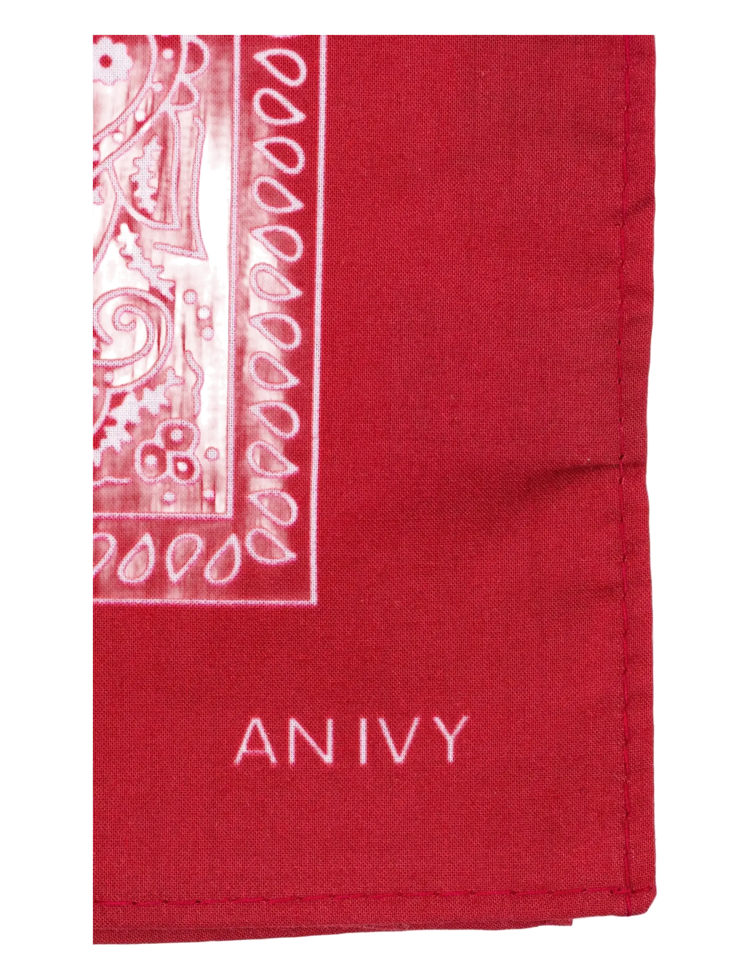 AN IVY - Red Bandana Pocket - lightweight scarves - red - 2