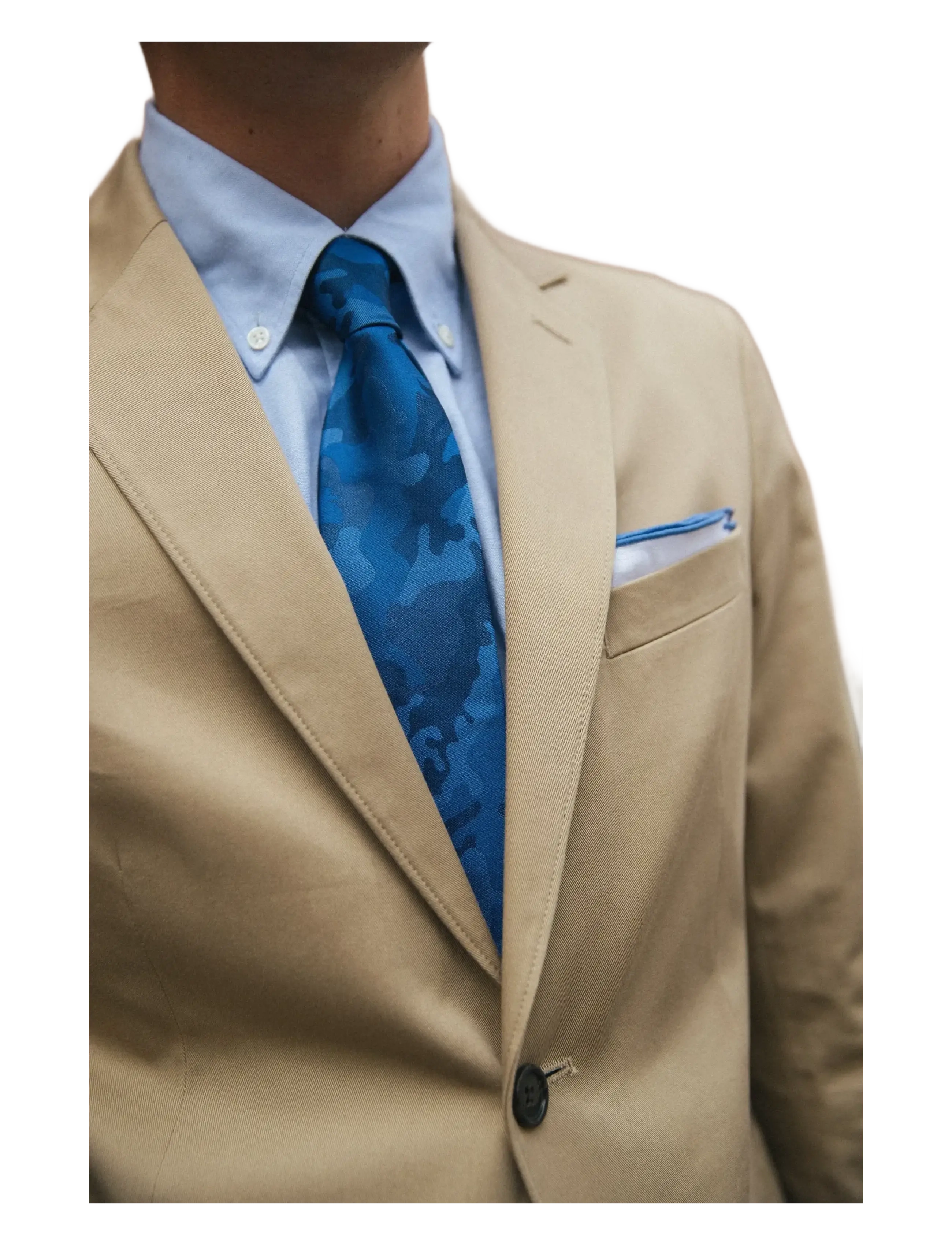 AN IVY - Shades Of Blue Camo - slipsar - blue - 2