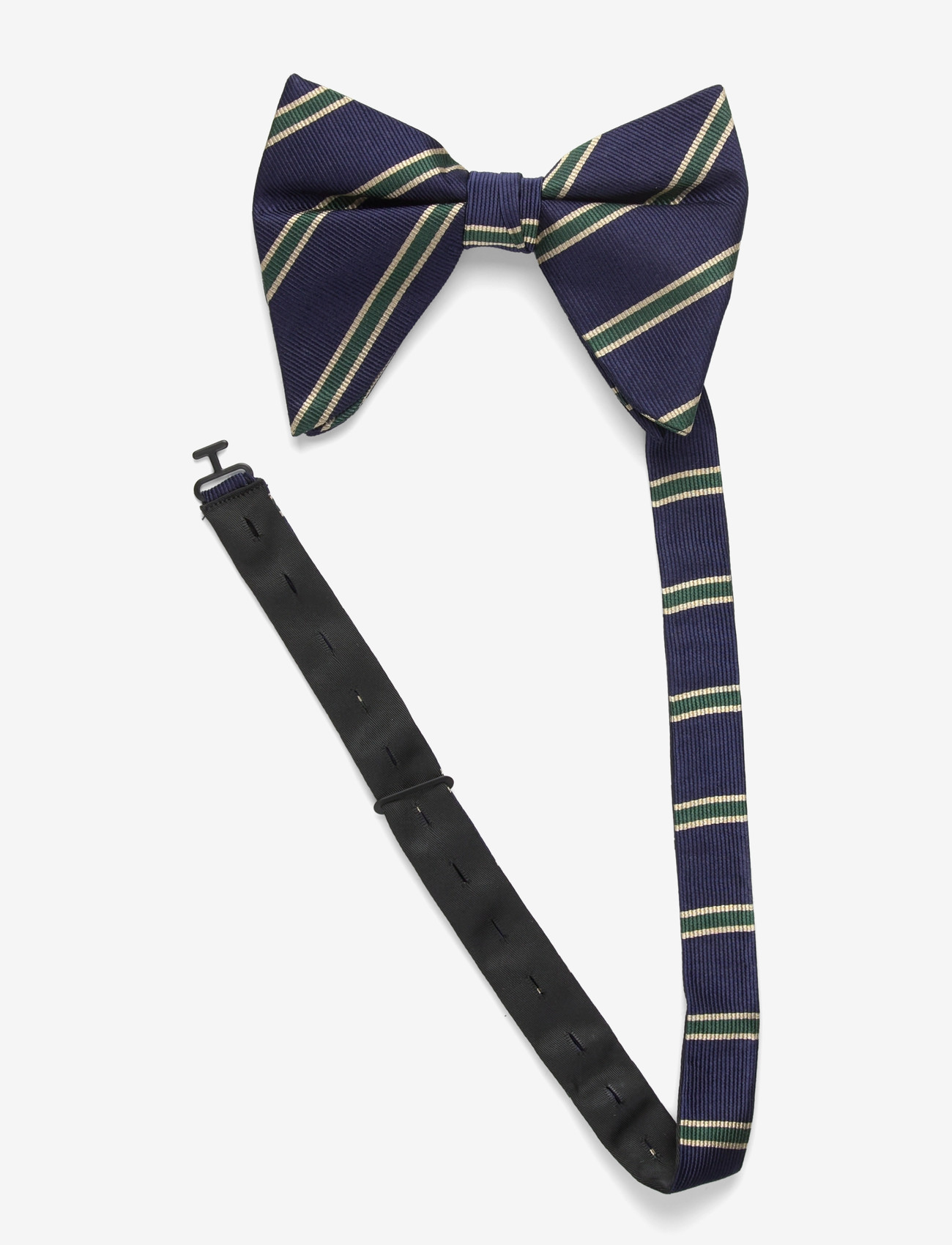 AN IVY - Striped Oversized Bow Tie - butterflies - green - 0