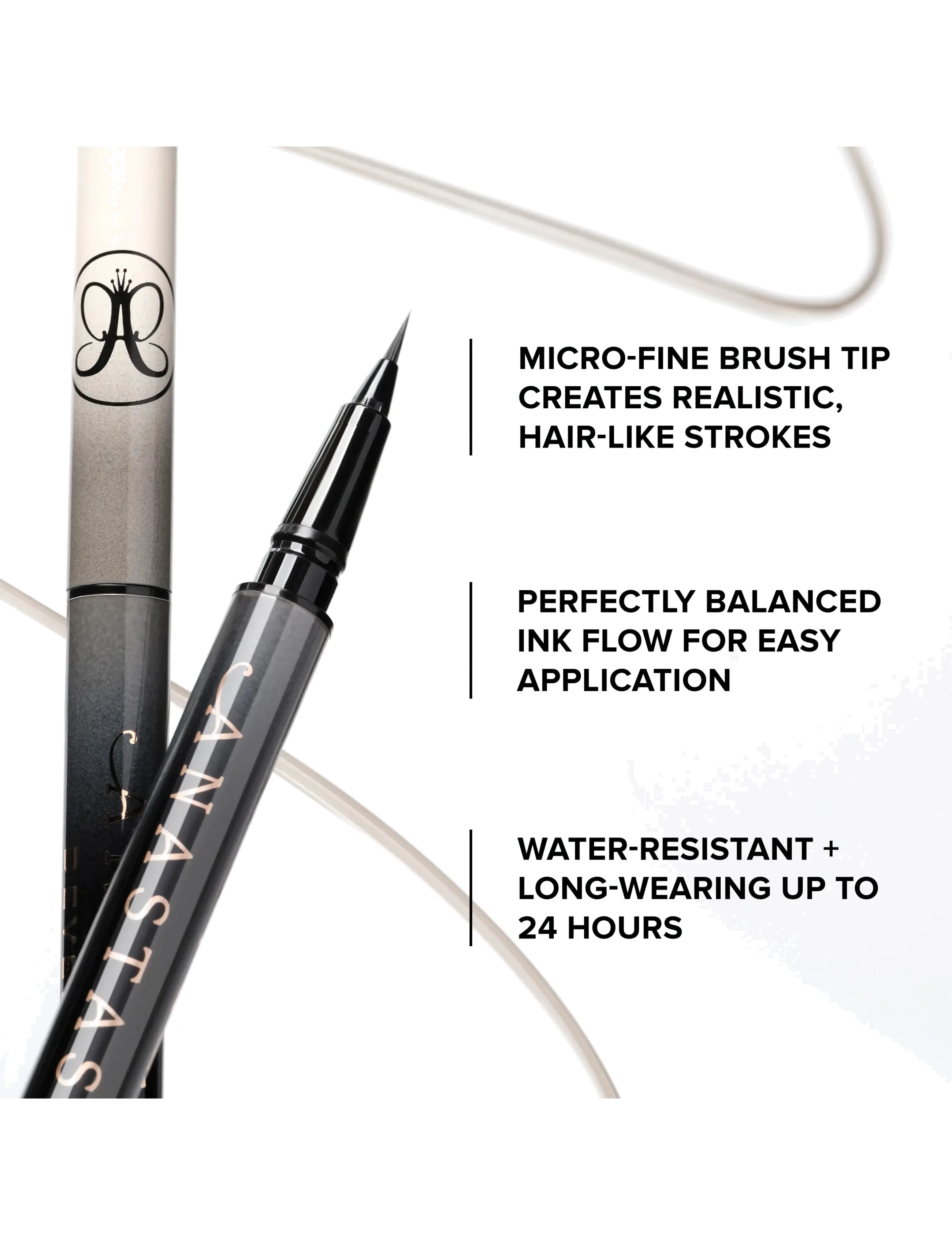 Anastasia Beverly Hills - Microstroke Brow Pen - Øjne & bryn - dark brown - 2