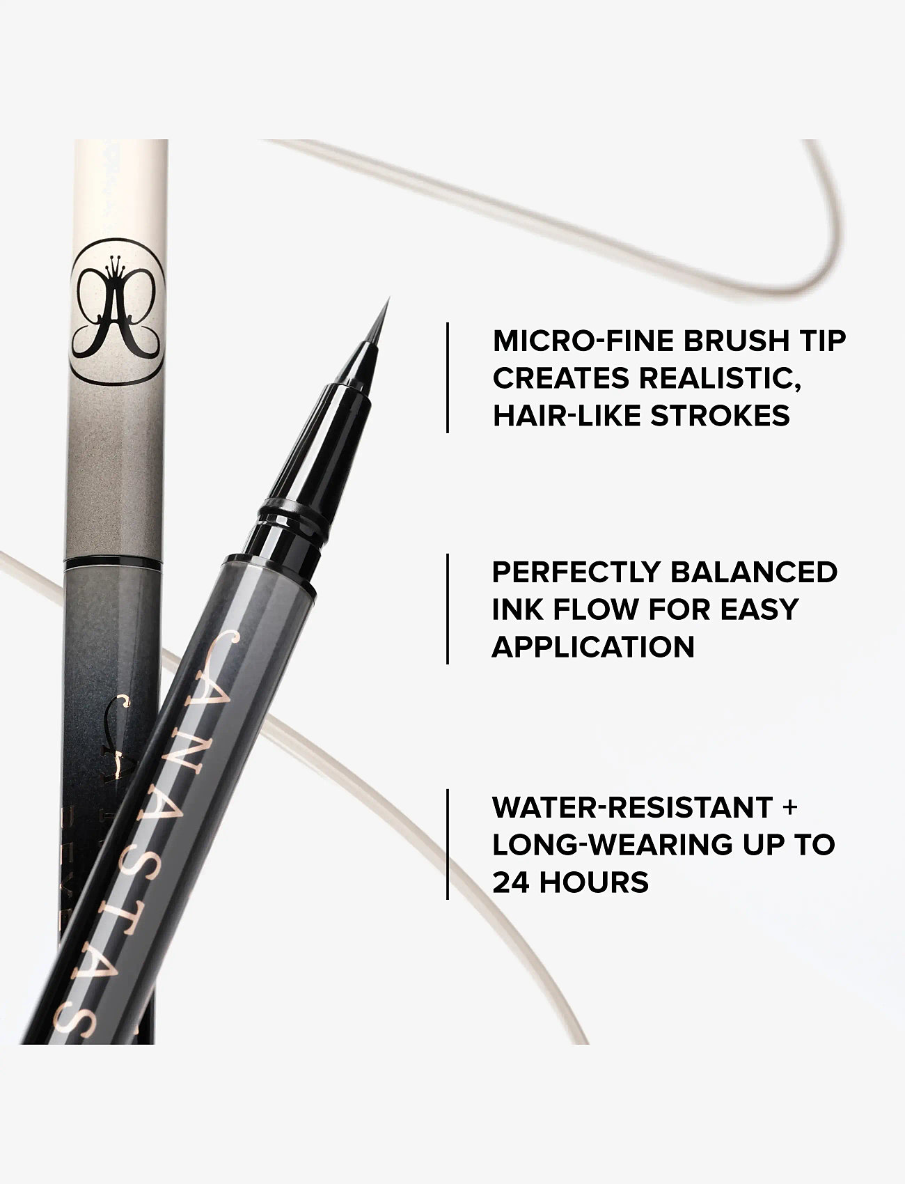 Anastasia Beverly Hills - Microstroke Brow Pen - makeup - ebony - 2