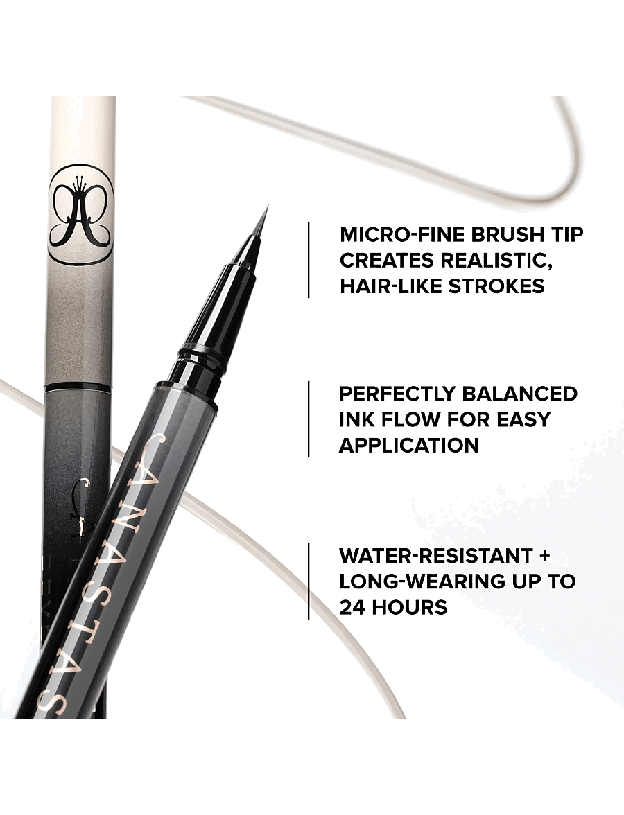 Anastasia Beverly Hills - Microstroke Brow Pen - silmad ja kulmud - taupe - 2