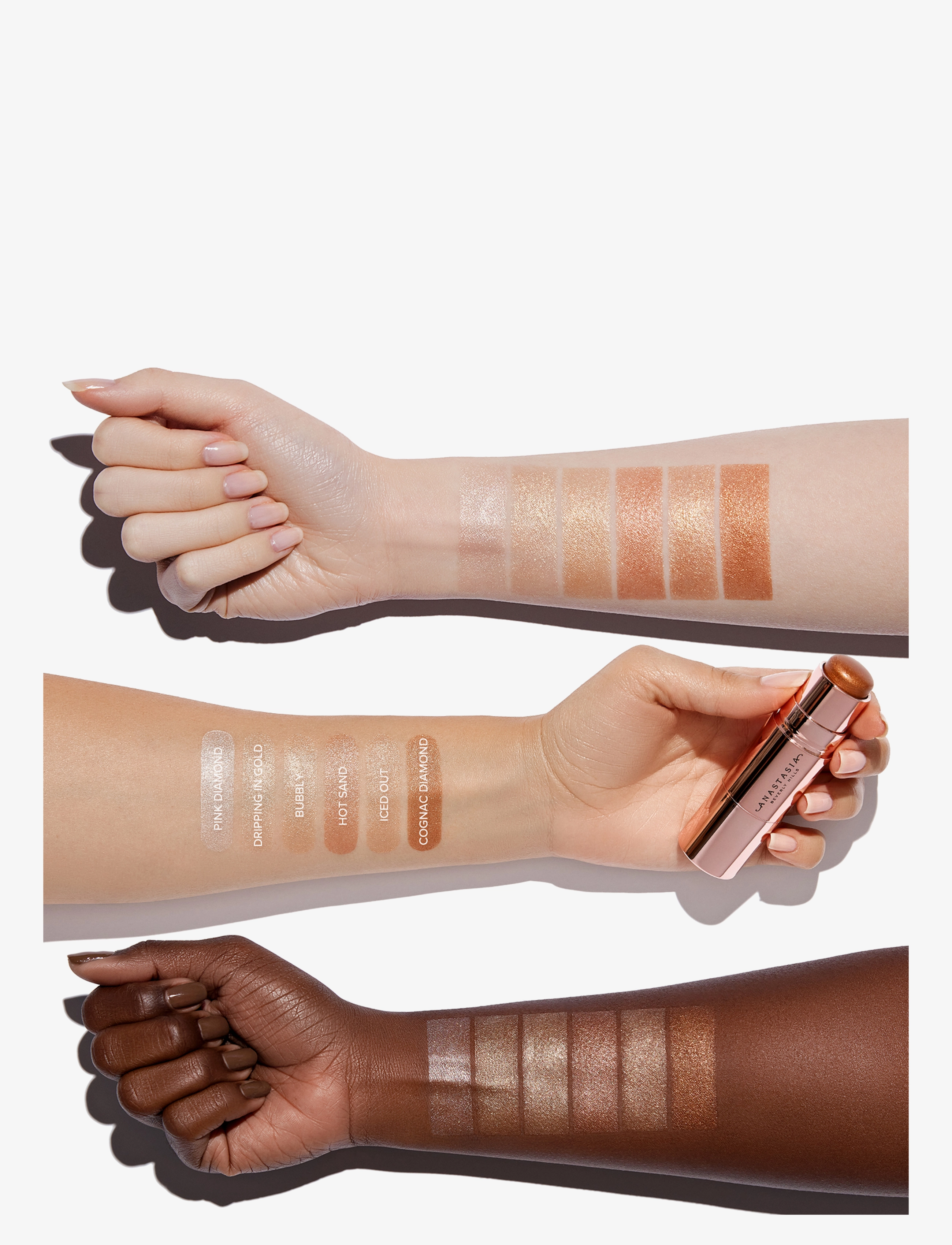 Anastasia Beverly Hills - Stick Highlighter Bubbly - festtøj til outletpriser - bubbly - 3