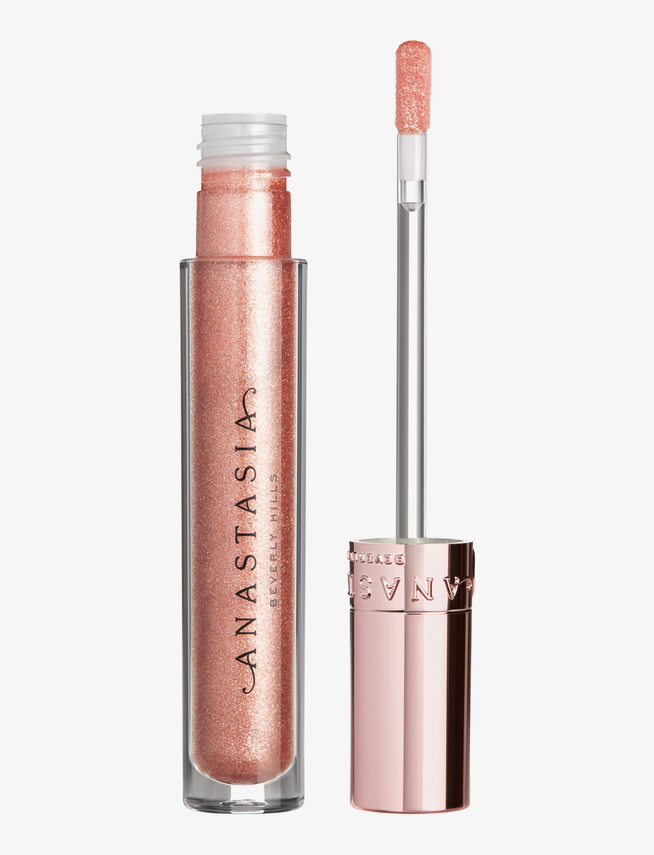 Anastasia Beverly Hills Lip Gloss Amber Sparkle - Made With Care - AMBER SPARKLE / pink/rose