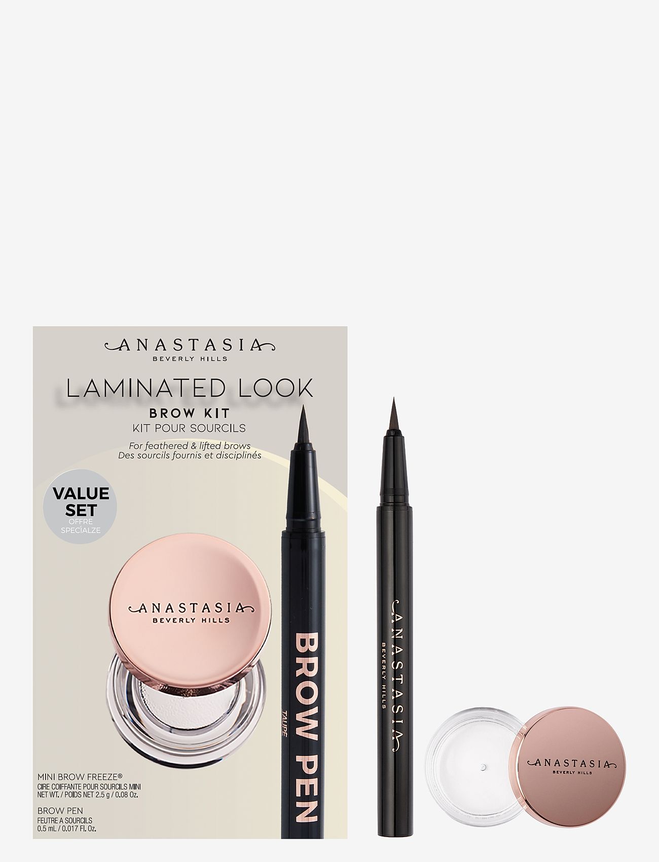 Anastasia Beverly Hills - Laminated Look Brow Kit Medium Brown - medium brown - 0
