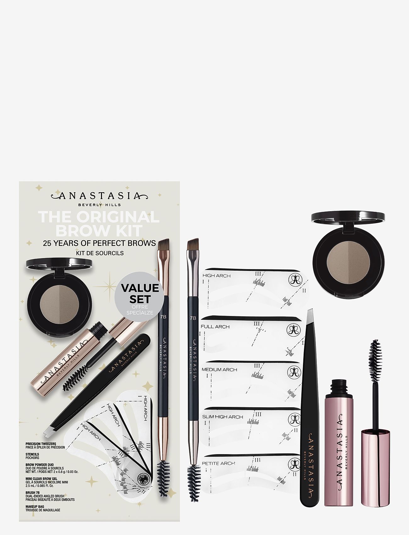 Anastasia Beverly Hills - The Original Brow Kit - Medium Brown - medium brown - 0
