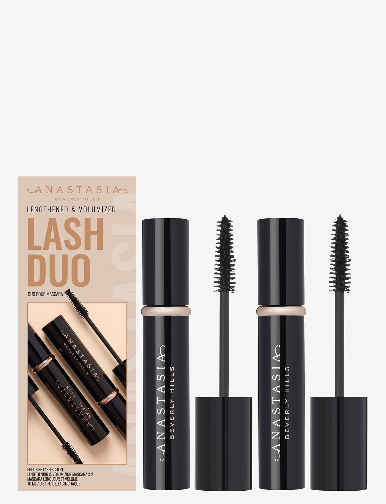 Anastasia Beverly Hills - Lengthened & Volumized Lash Duo - Black - black - 0