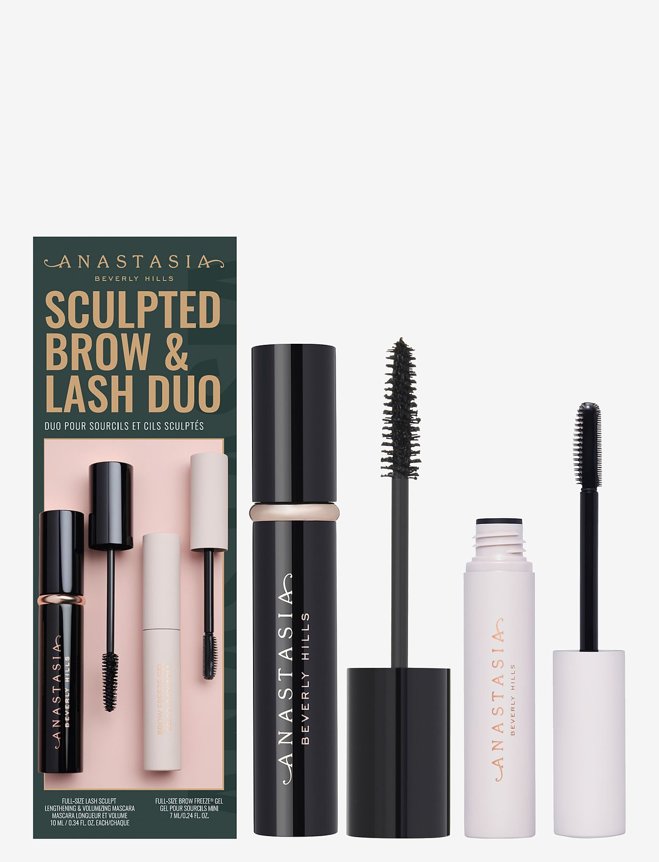Anastasia Beverly Hills - Sculpted Brow & Lash Duo - Clear + Black - clear + black - 0
