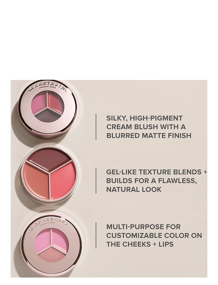 Anastasia Beverly Hills - Magic Touch Blush Trio - makeup - peach trio - 3