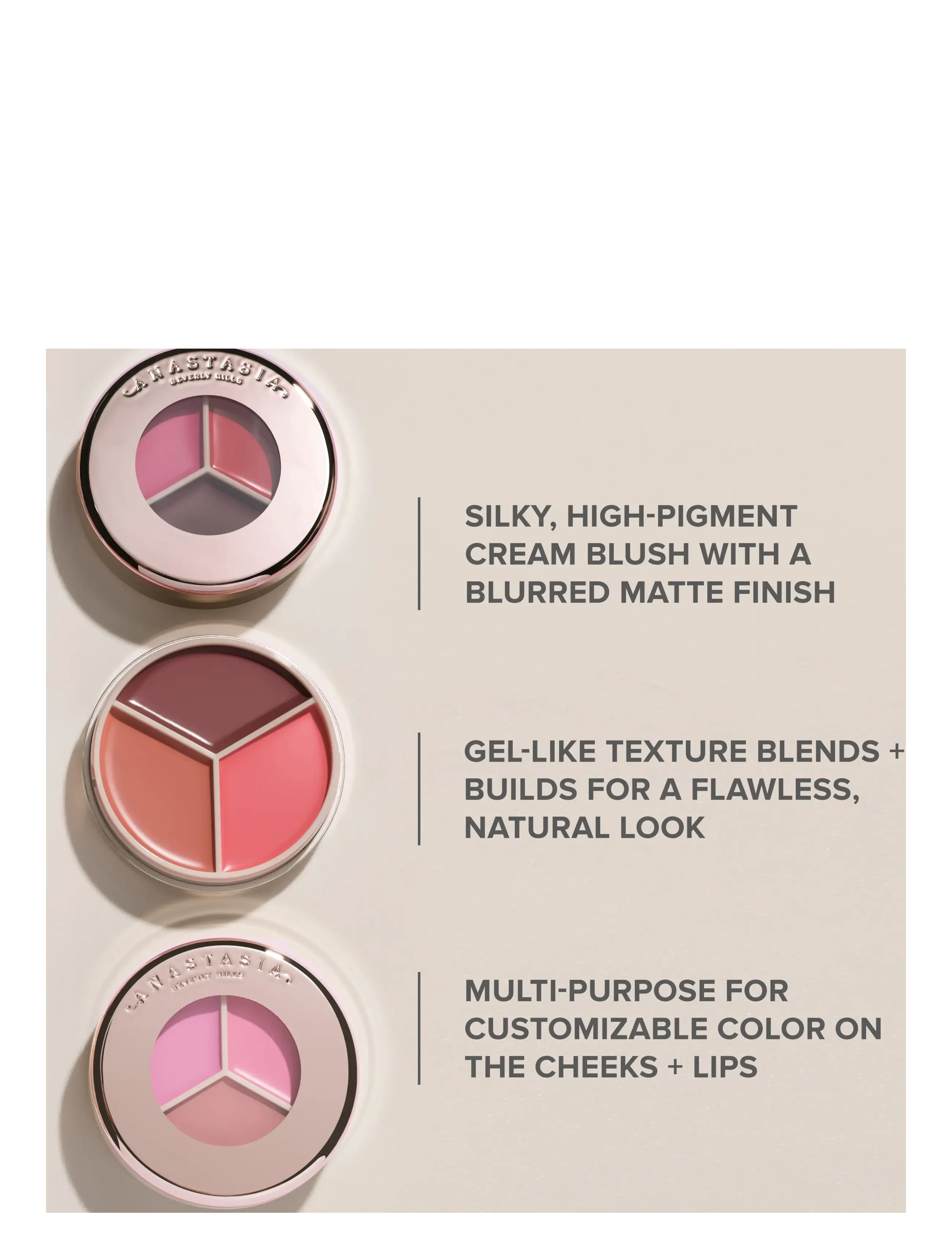 Anastasia Beverly Hills - Magic Touch Blush Trio - makeup - pink trio - 3