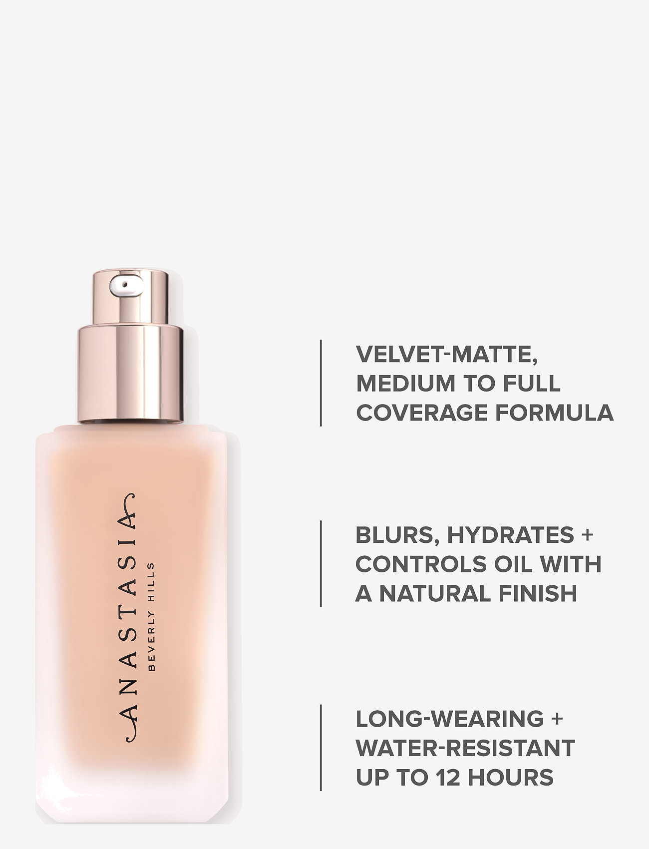 Anastasia Beverly Hills - Impeccable Foundation - 2W - meikit - 2w - 1