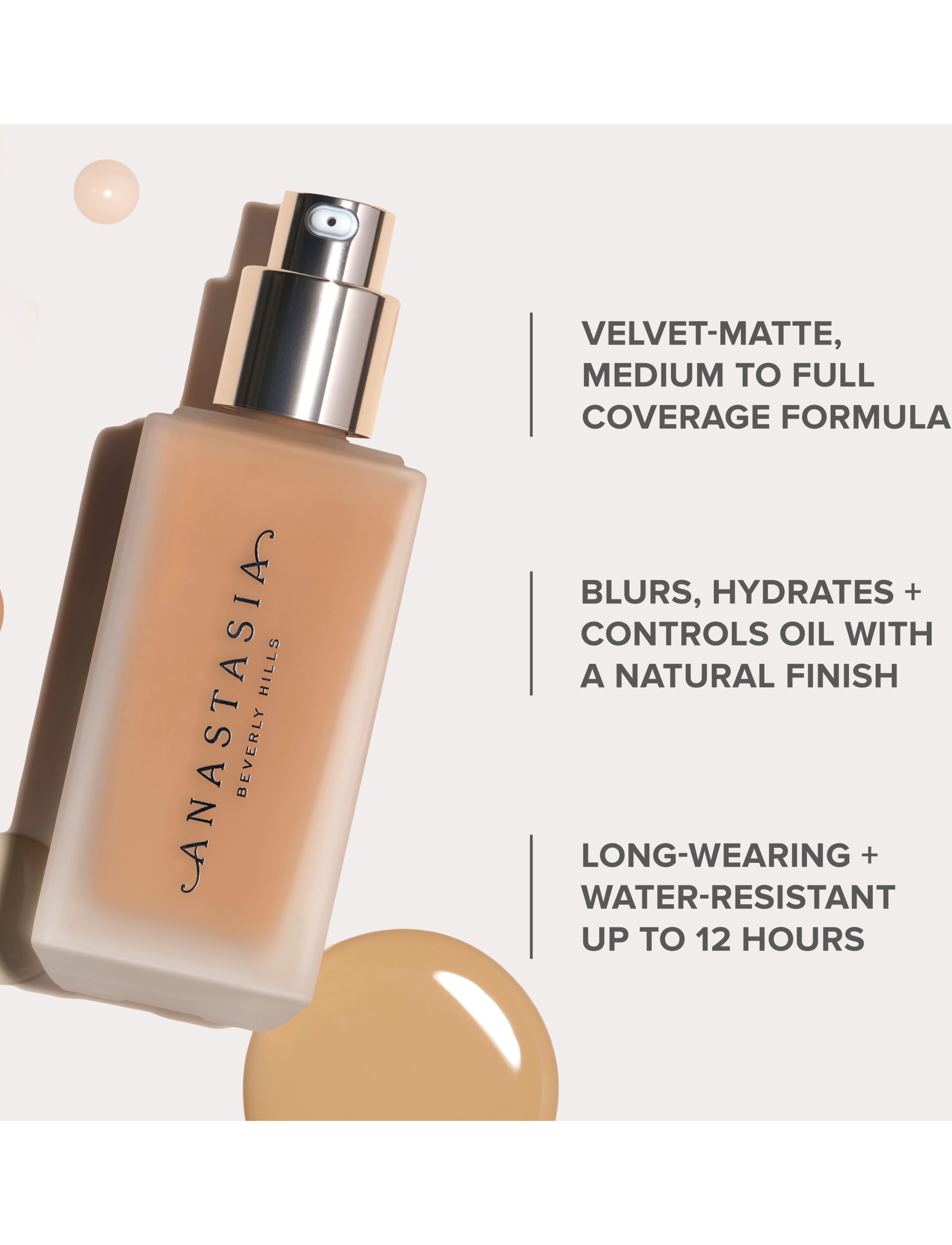 Anastasia Beverly Hills - Impeccable Foundation - 3W - makeup - 3w - 1