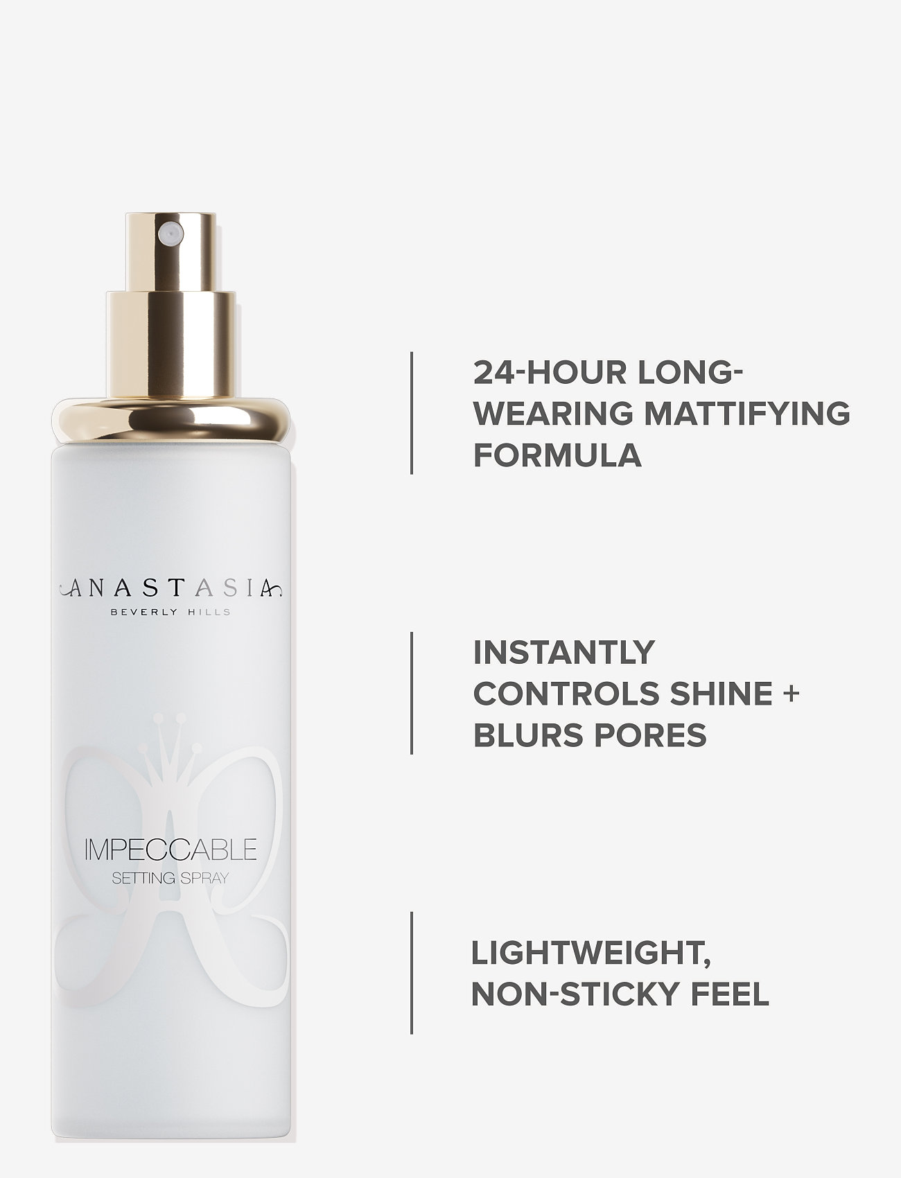 Anastasia Beverly Hills - Mini Impeccable Setting Spray - makeup - transparent - 1