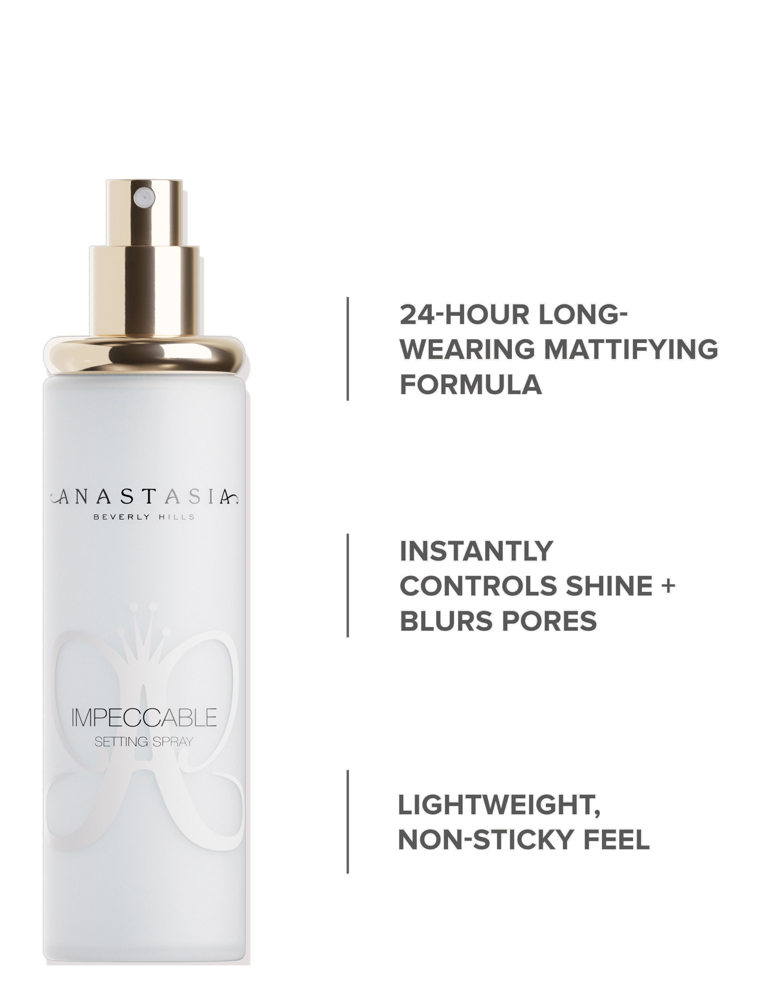 Anastasia Beverly Hills - Mini Impeccable Setting Spray - smink - transparent - 1