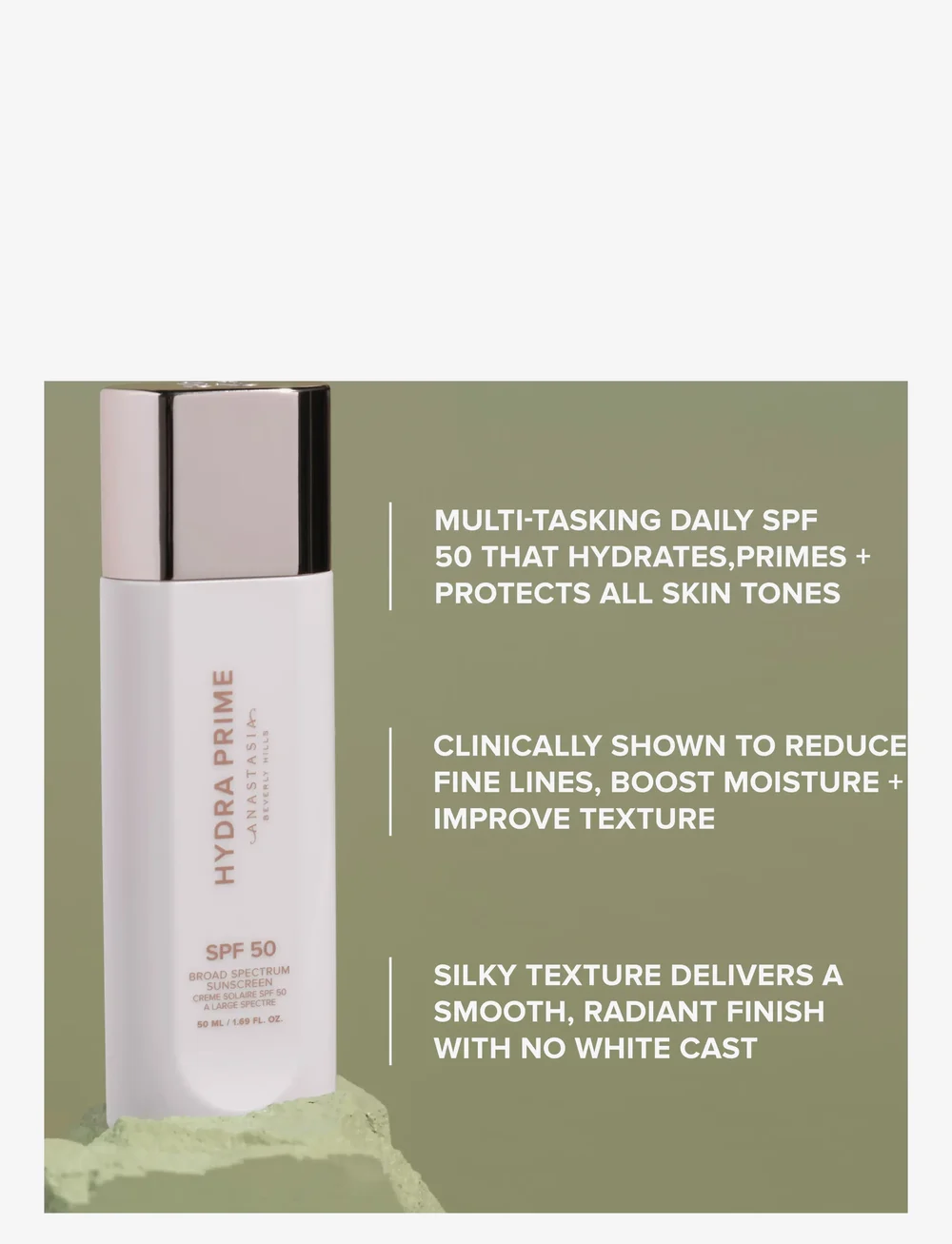 Anastasia Beverly Hills - Hydra Prime SPF 50 - för ansiktet - clear - 1