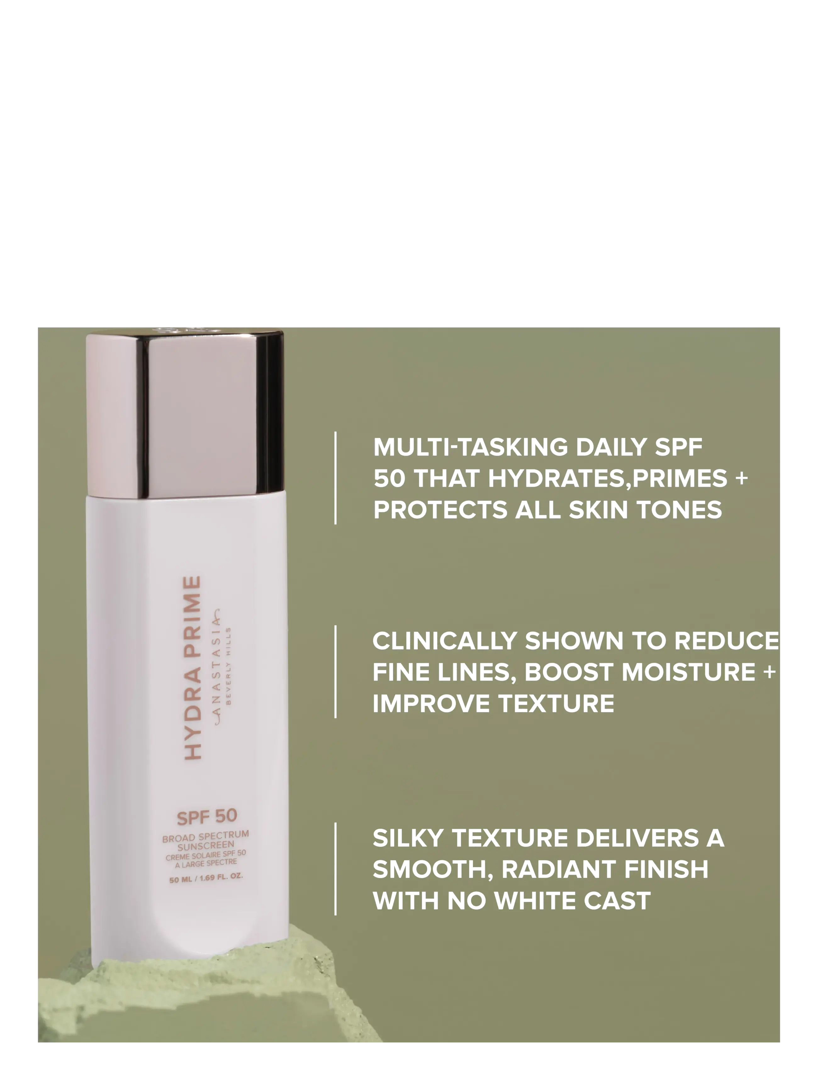 Anastasia Beverly Hills - Hydra Prime SPF 50 - andlit - clear - 1