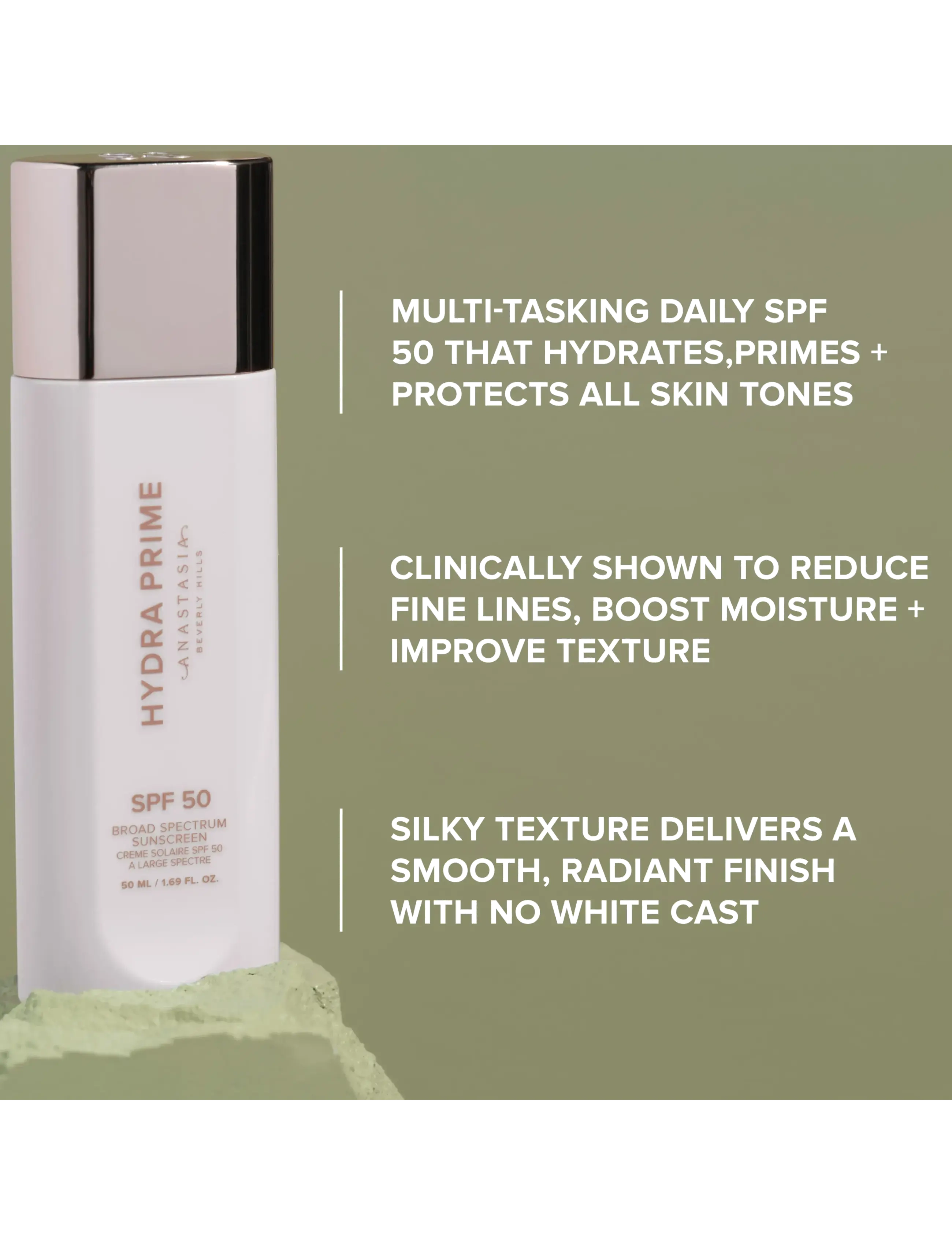 Anastasia Beverly Hills - Hydra Prime SPF 50 - för ansiktet - clear - 2