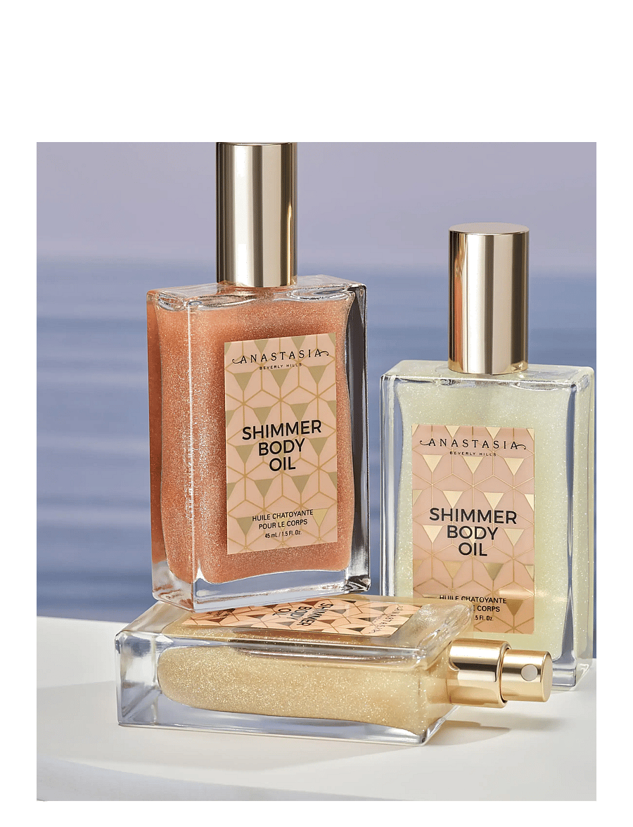 Anastasia Beverly Hills - Shimmer Body Oil - reisisuuruses tooted ja komplektid - white - 2