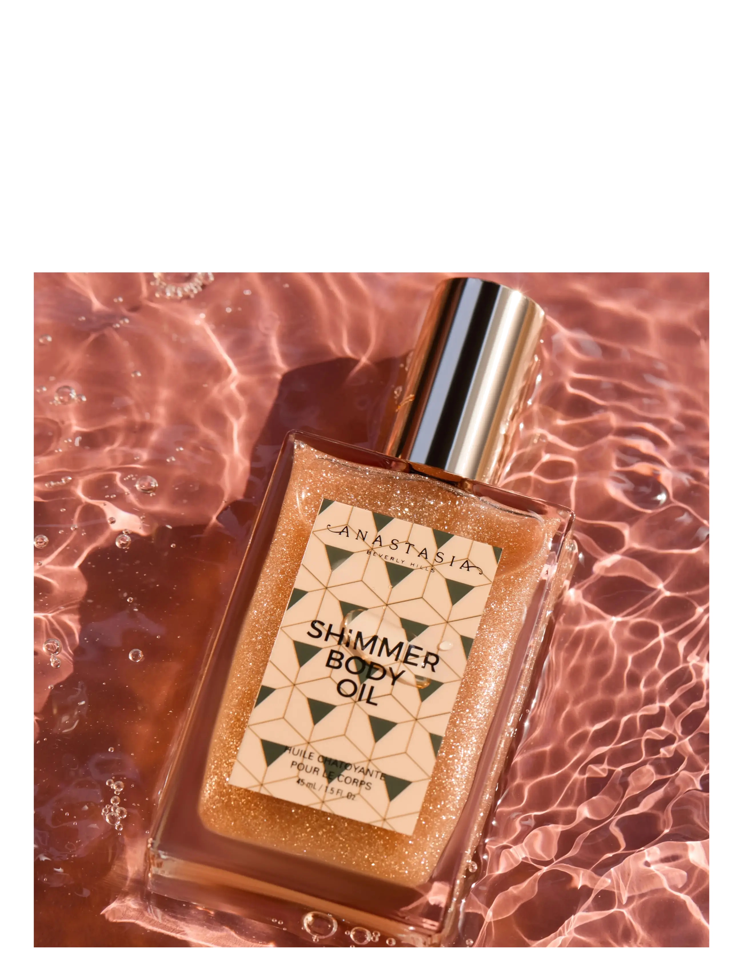 Anastasia Beverly Hills - Shimmer Body Oil - rejsestørrelser & kits  - rose gold - 1
