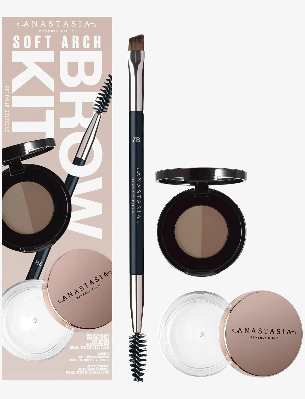Anastasia Beverly Hills - Soft Arch Brow Kit - makeup - soft brown - 0