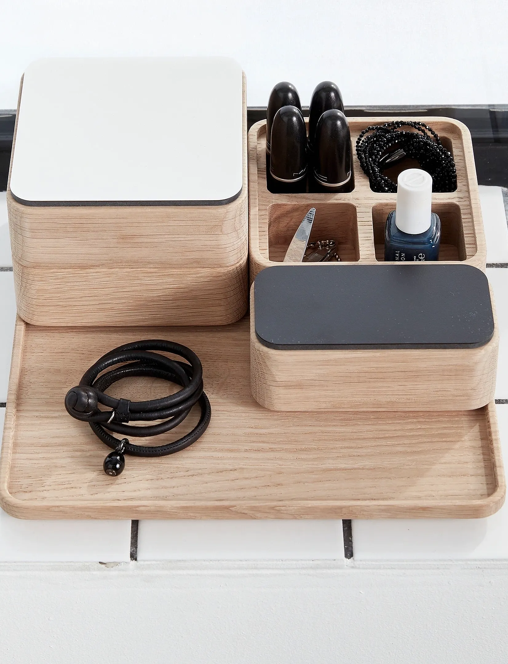 Andersen Furniture Create Me Tray, 24X24 cm, Dining & Table Accessories, Braun - Trays, Homeware