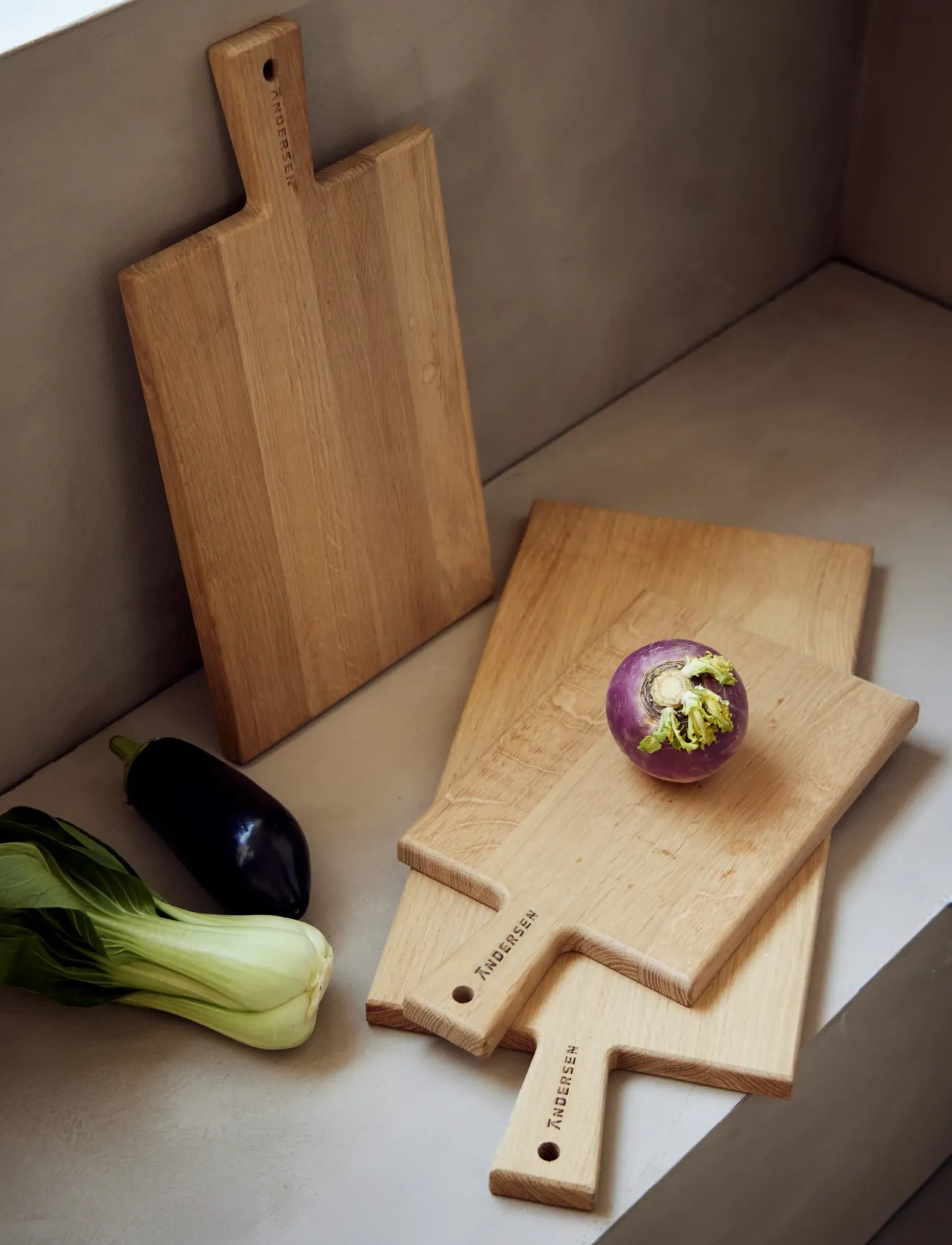 Andersen Furniture - Servingboard - vaagnad ja roogade serveerimisalused - nature - 2