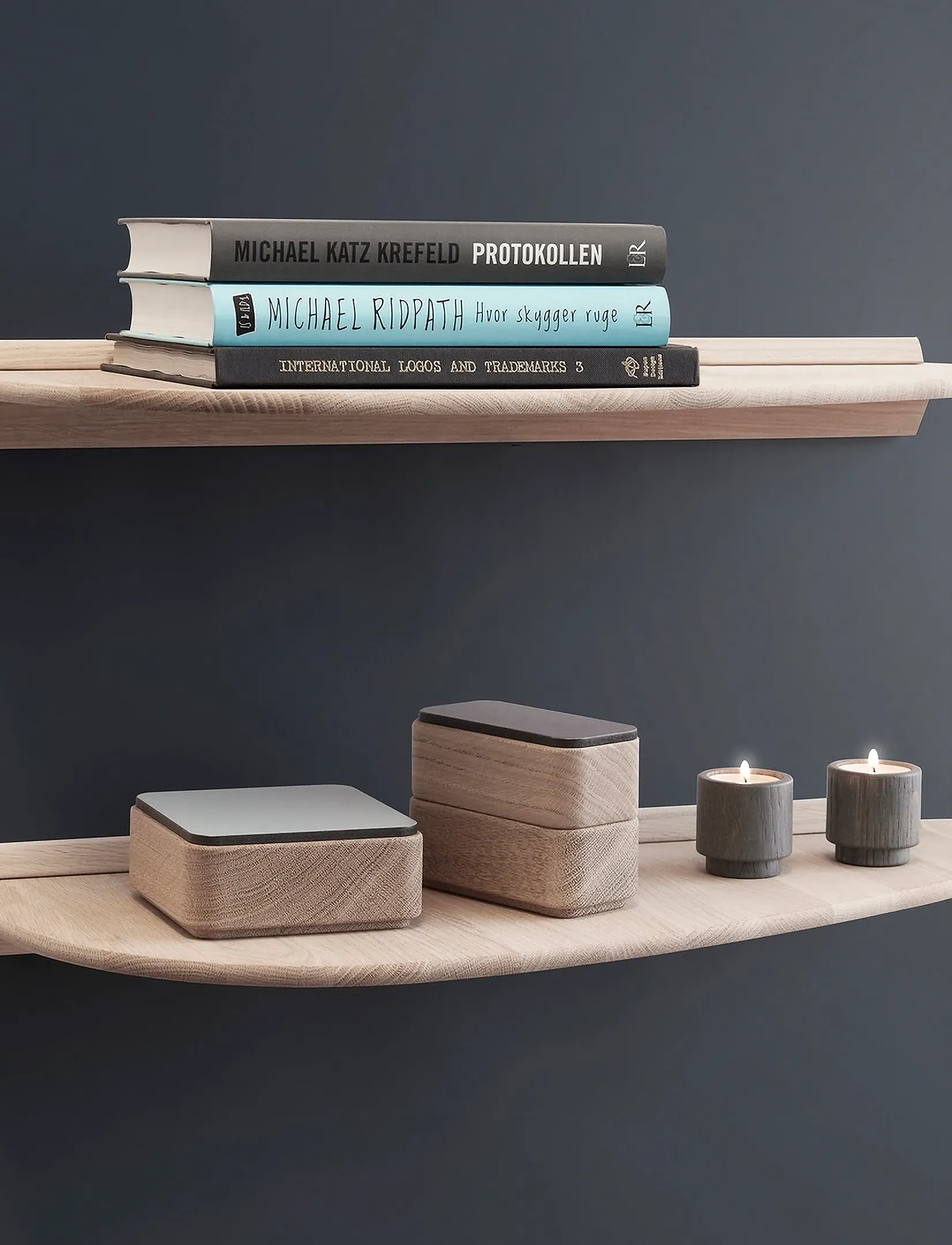 Andersen Furniture Shelf 2, One Size, Furniture, Braun - Shelves, Homeware