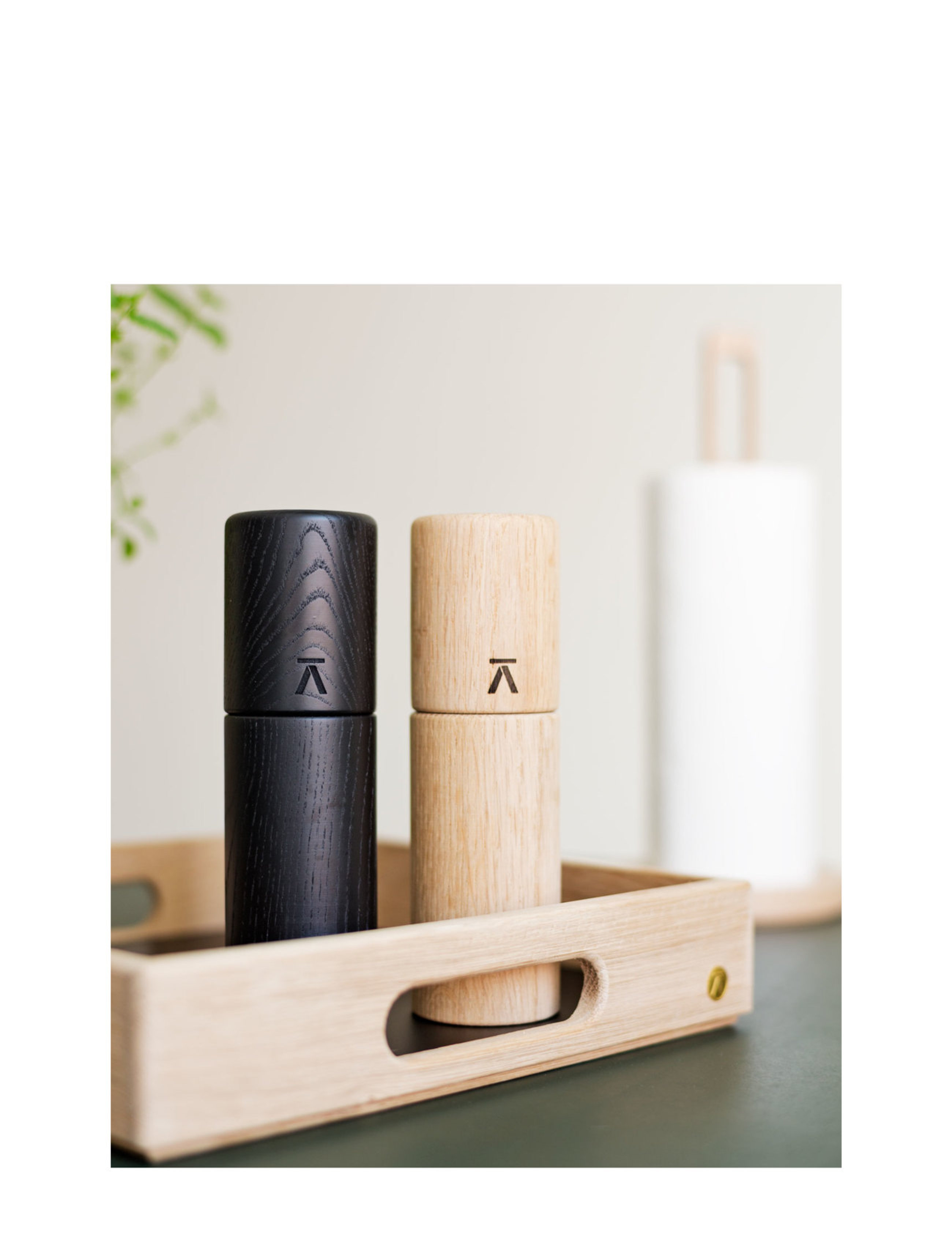 Andersen Furniture Salt/Pepper Mill, Ø5X18 cm, Grinders, Schwarz - Spice Homeware