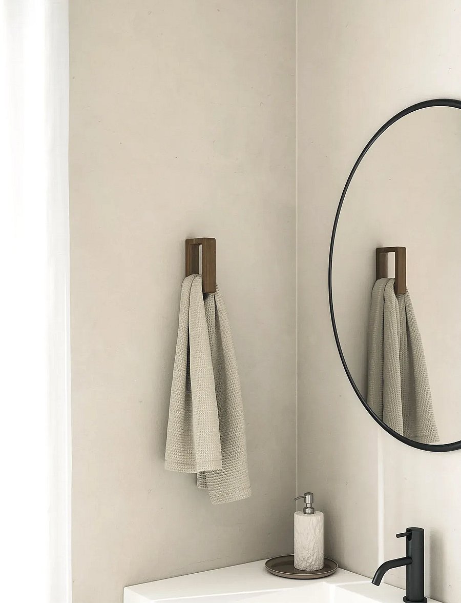 Andersen Furniture - Towel Grip - haken - brown - 0