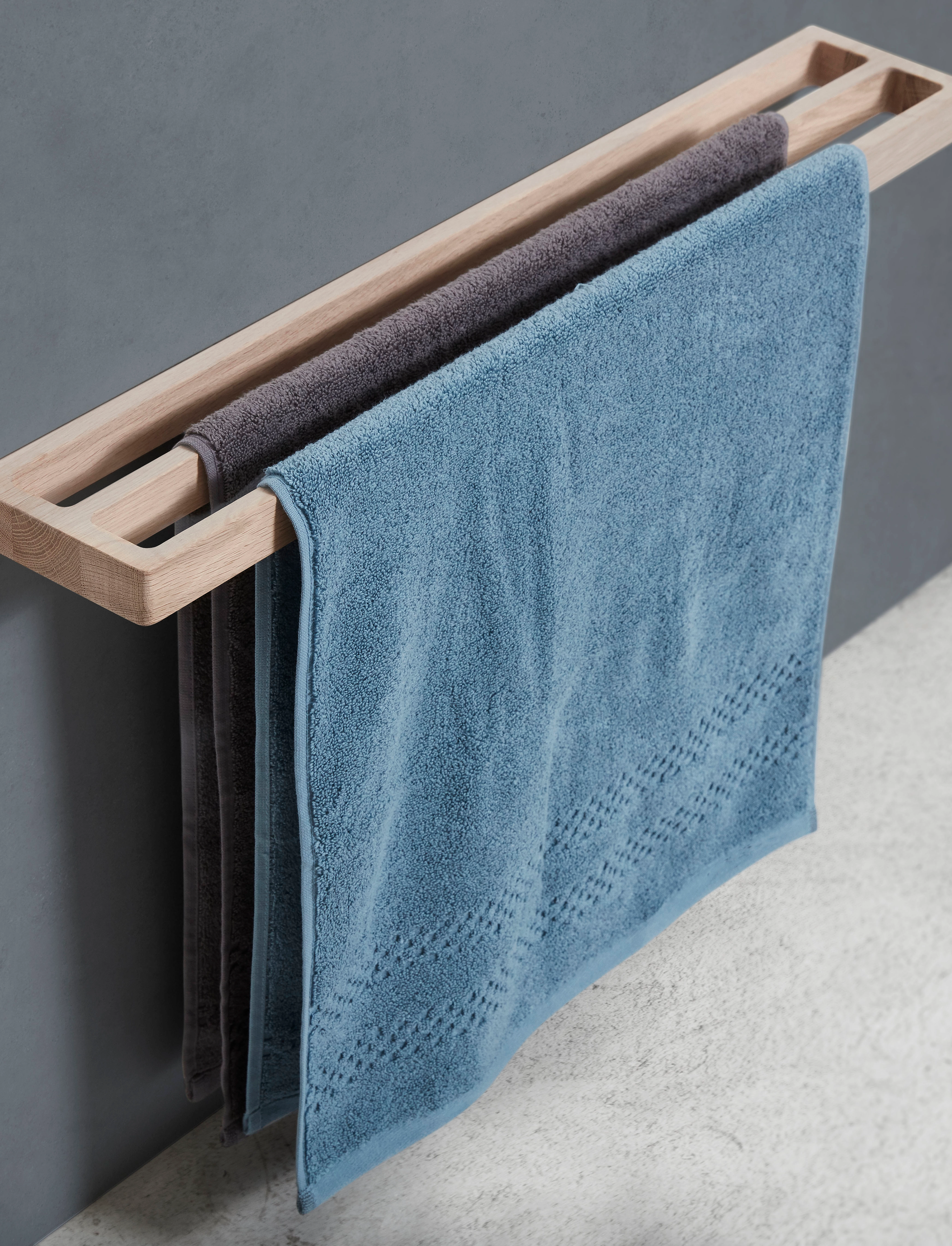 Andersen Furniture Towel Rack Double, DOUBLE, Bathroom Interior, Braun - Toilet Holders & Hocks, Homeware