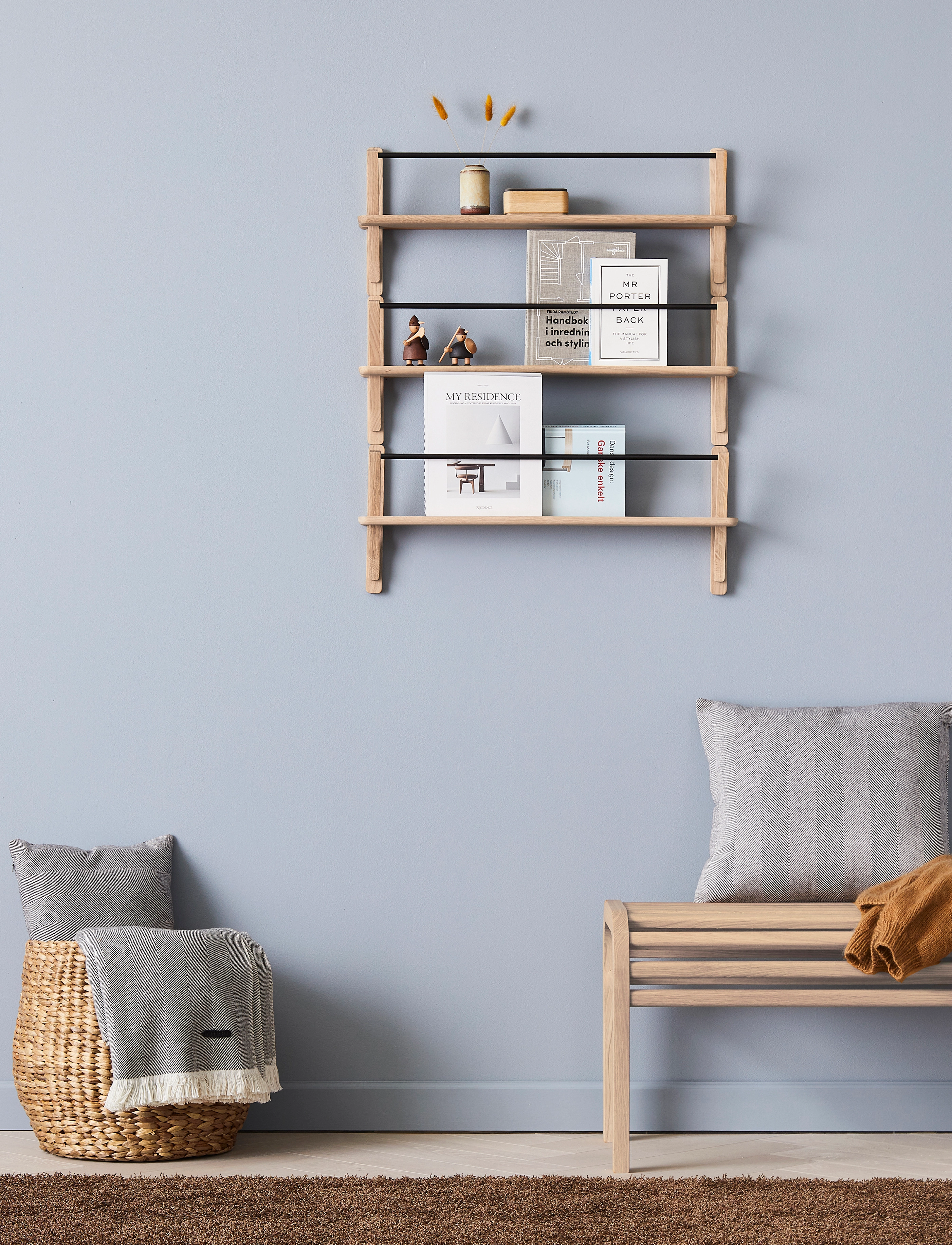 Andersen Furniture B1 Bench, One Size, Chairs & Stools, Braun - Stools Benches, Homeware