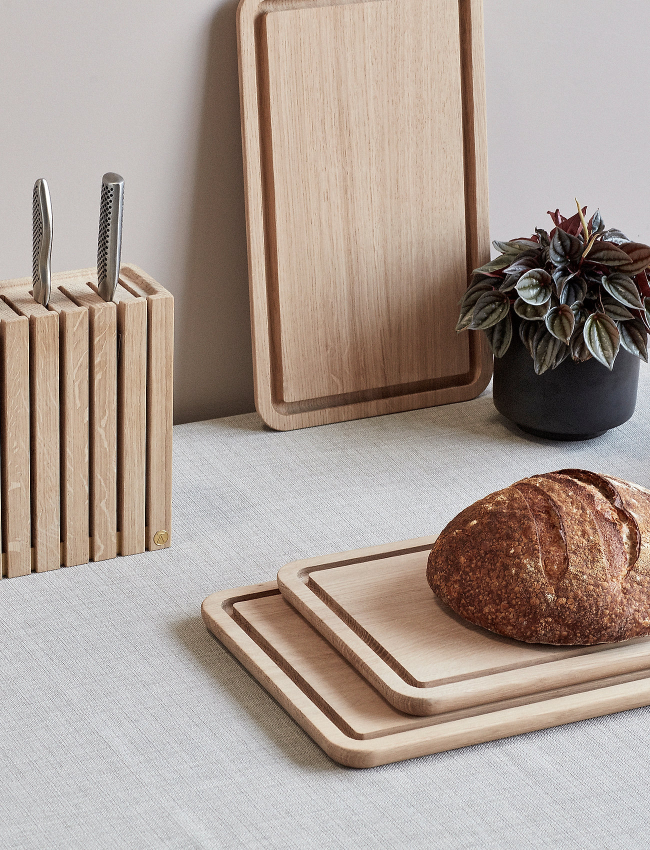 Andersen Furniture Carvingboard, 50X27 cm, Cutting Boards, Beige - Wooden Homeware