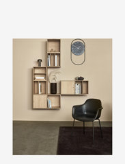 Andersen Furniture - A-Wall Clock Black with black metal ring - veggklokker - black - 3