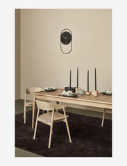 Andersen Furniture - A-Wall Clock Black with black metal ring - wall clocks - black - 4