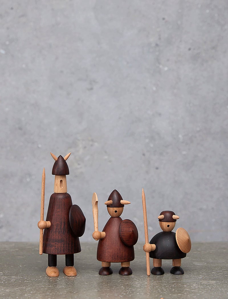 Andersen Furniture - The vikings of Denmark - drewniane figurki - brown - 2