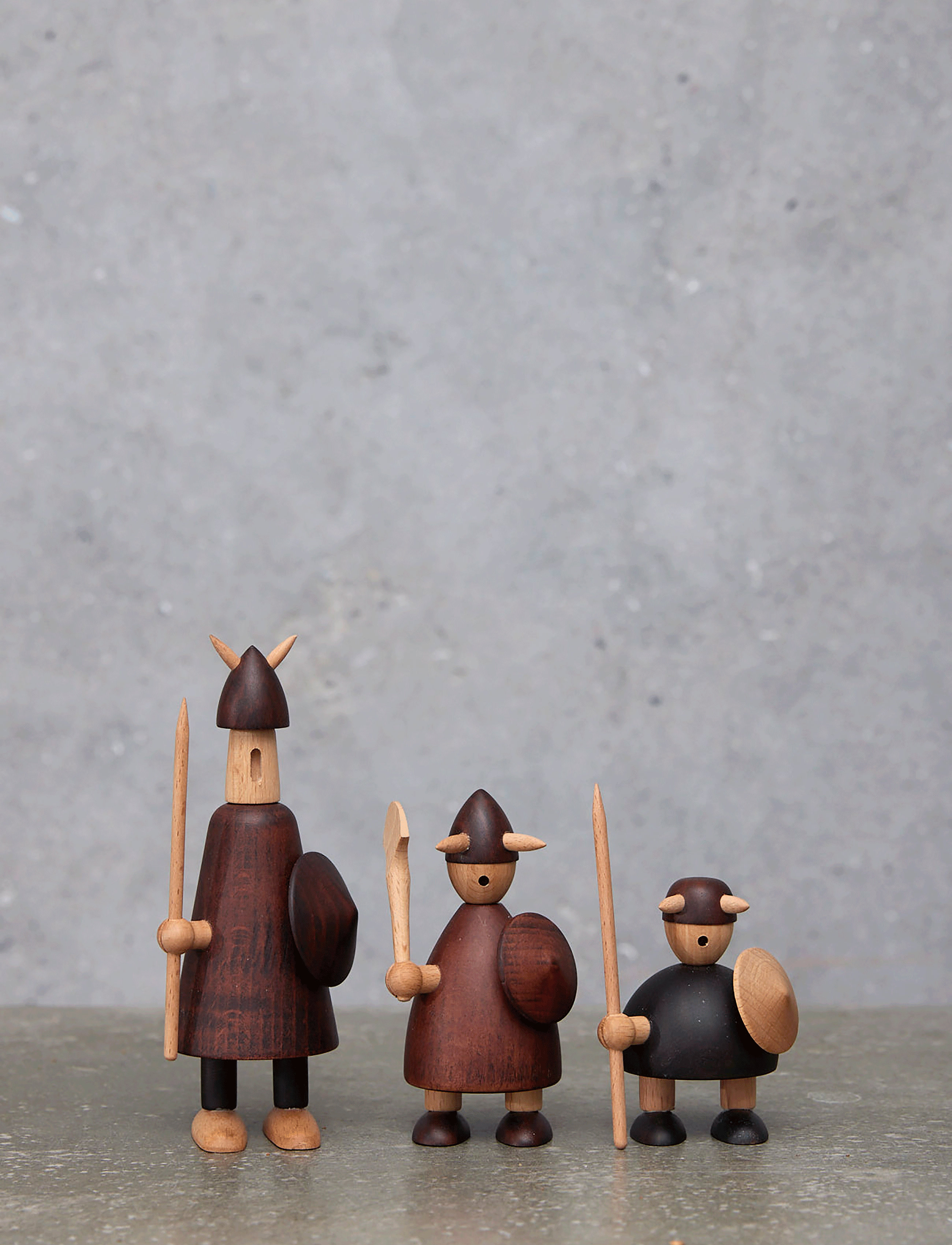 Andersen Furniture - The vikings of Denmark - holzfiguren - brown - 2