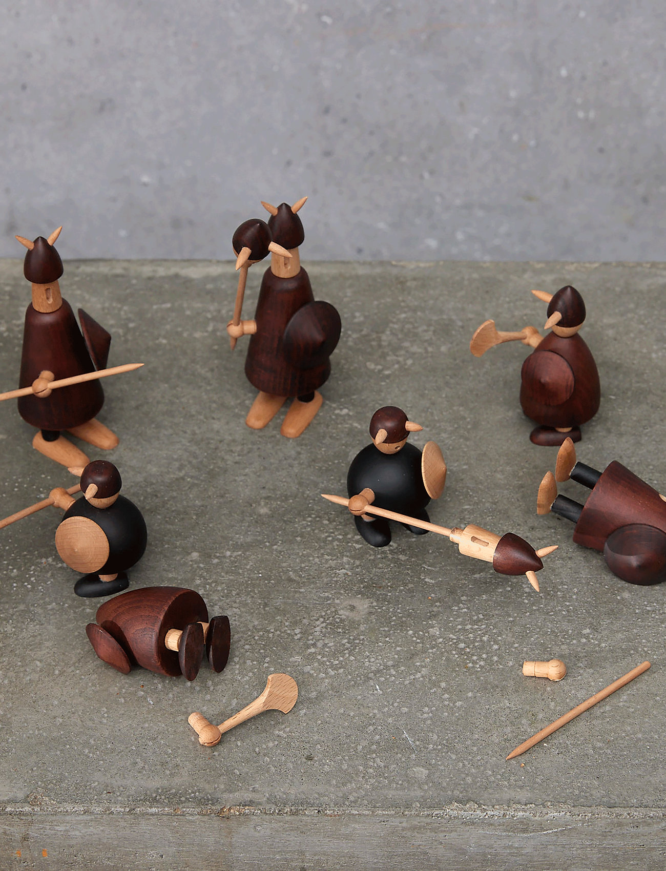 Andersen Furniture - The vikings of Denmark - holzfiguren - brown - 3
