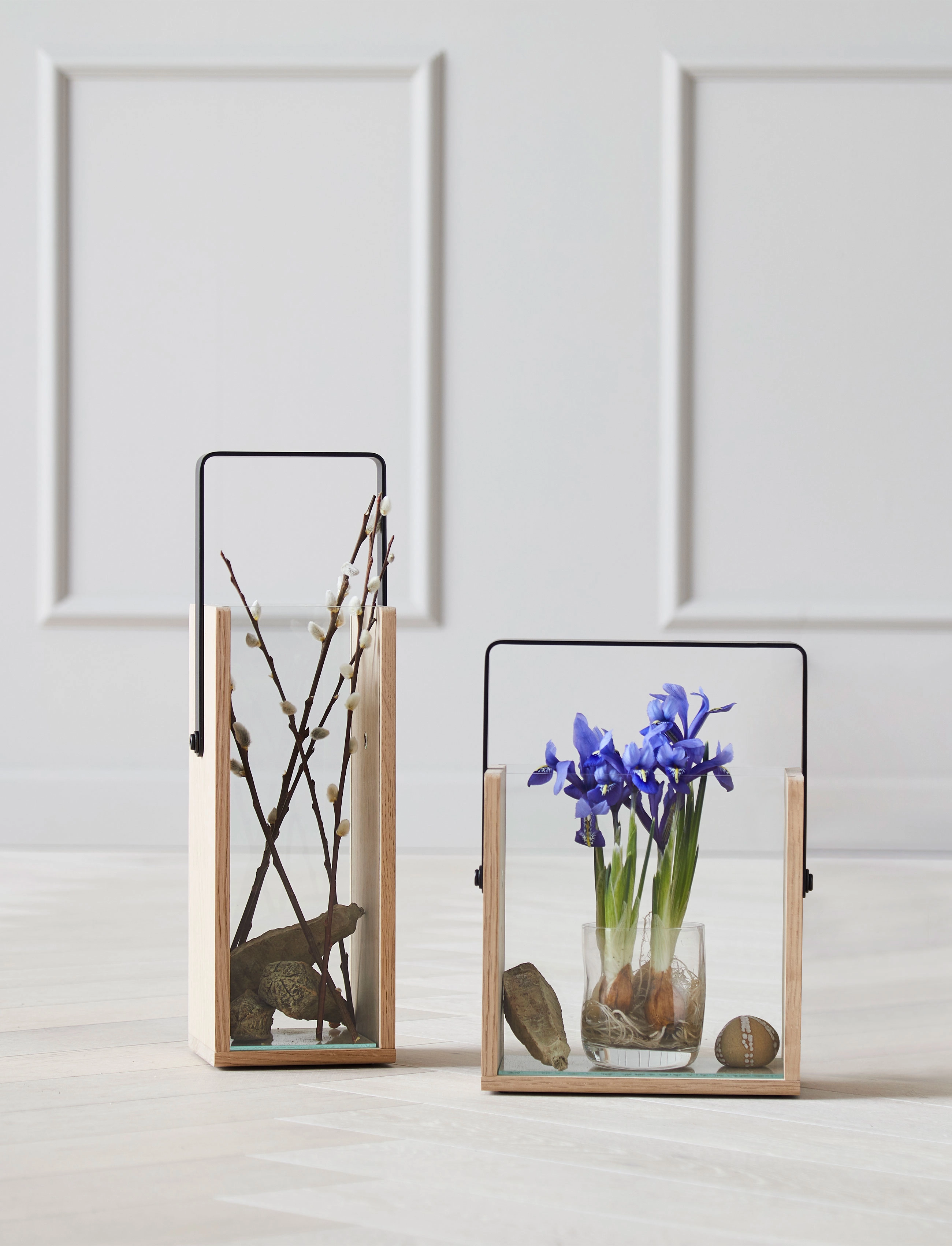 Andersen Furniture Square, 12X40 cm, Candlesticks & Tealight Holders, Nackt - Indoor Lanterns, Homeware