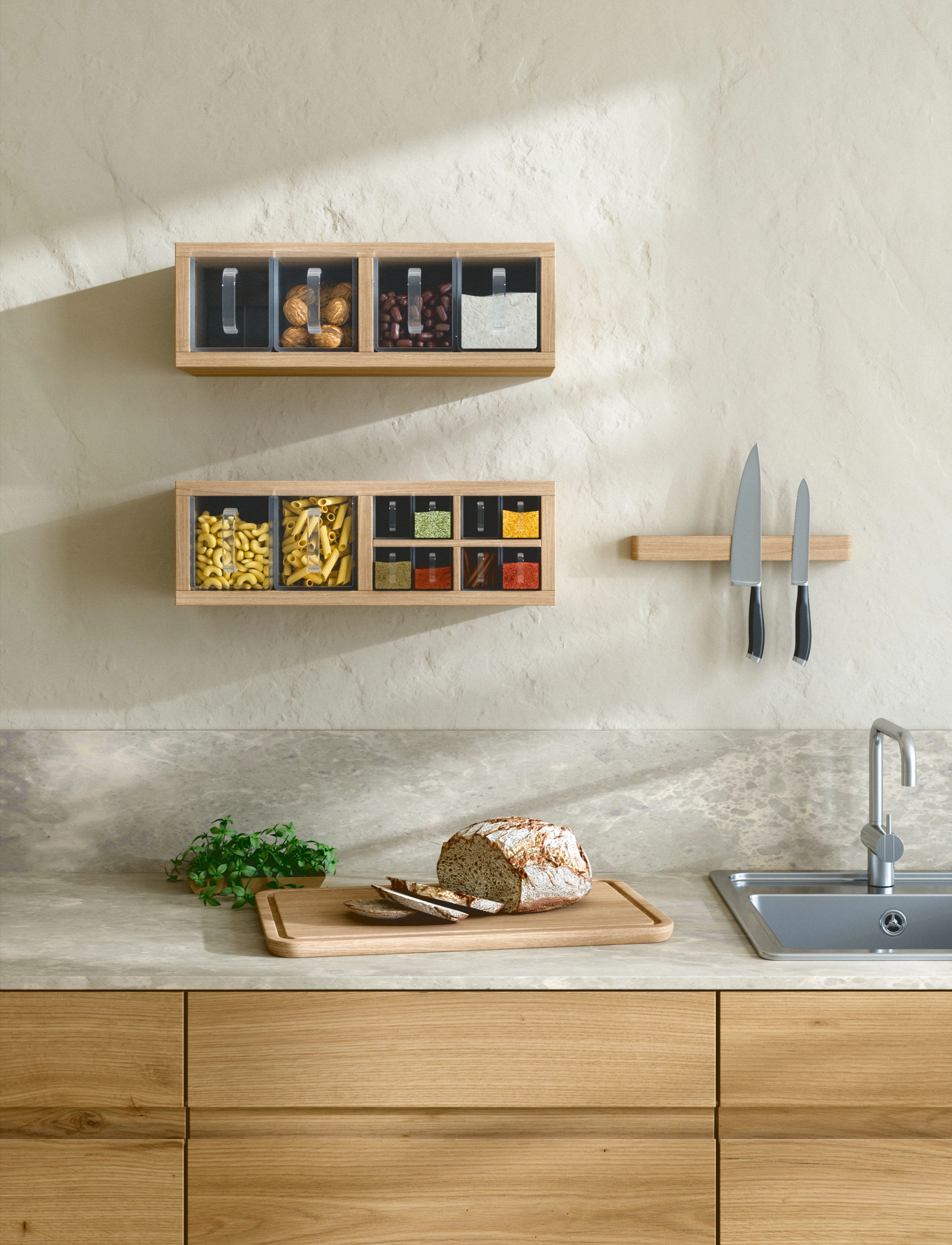 Andersen Furniture - A-Organizer - förvaringsburkar - oak - 4