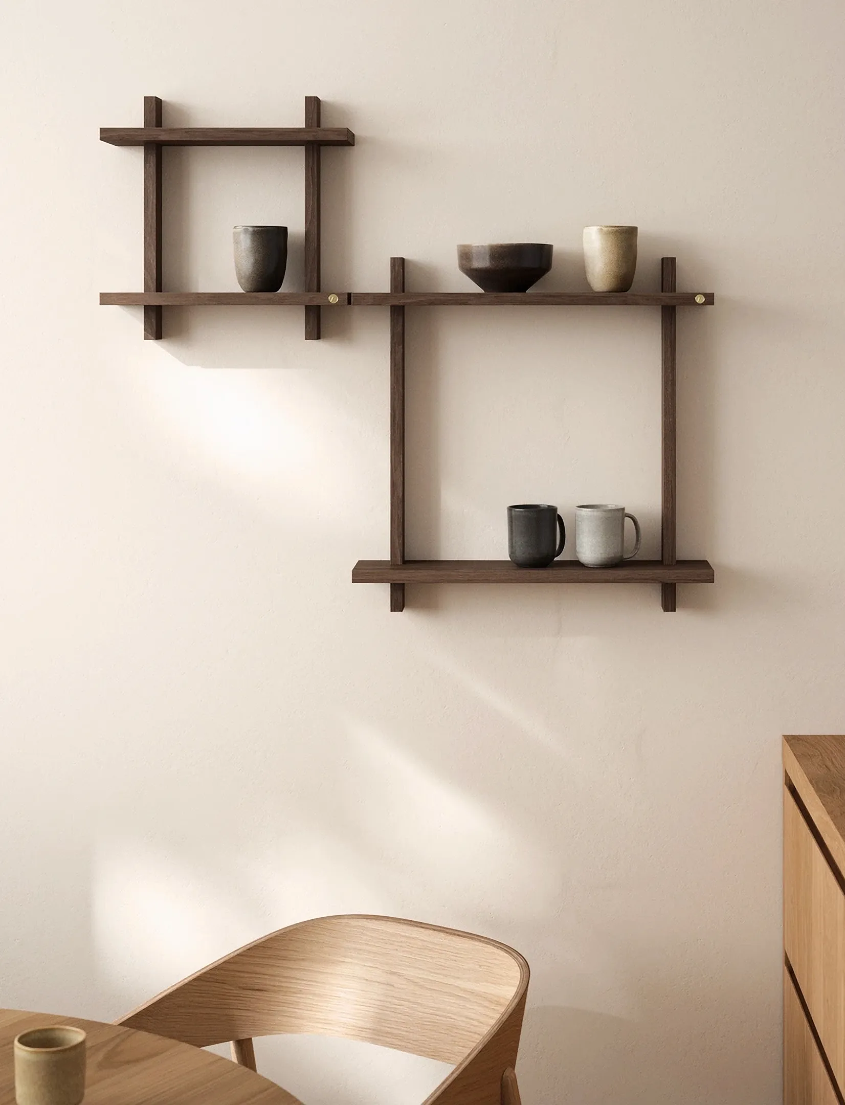 Andersen Furniture Treat, 34X34 cm, Furniture, Braun - Shelves, Homeware