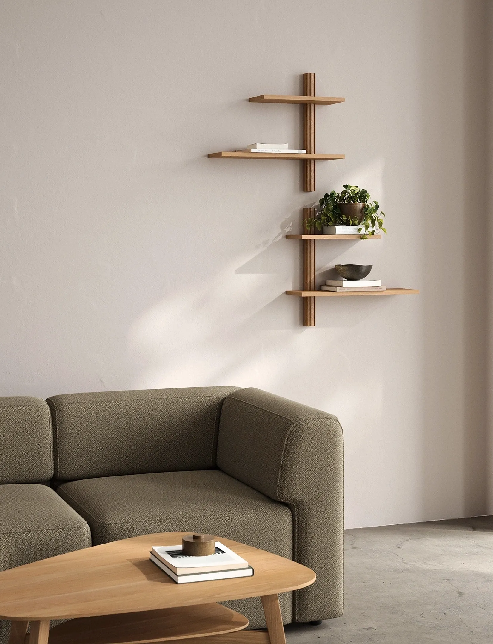 Andersen Furniture Phase, 60X 18X 55 cm, Møbler > Hylder, Unisex