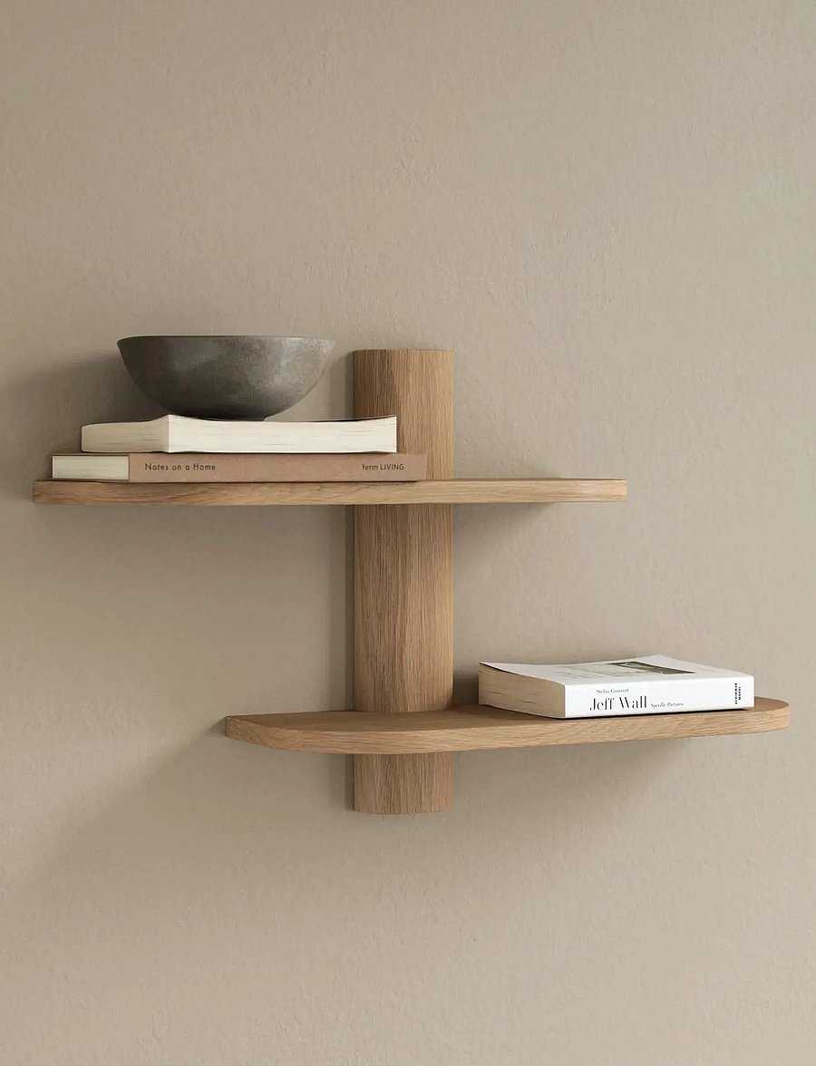 Andersen Furniture - Bend hylde - regale und verwahrung - oak - 0