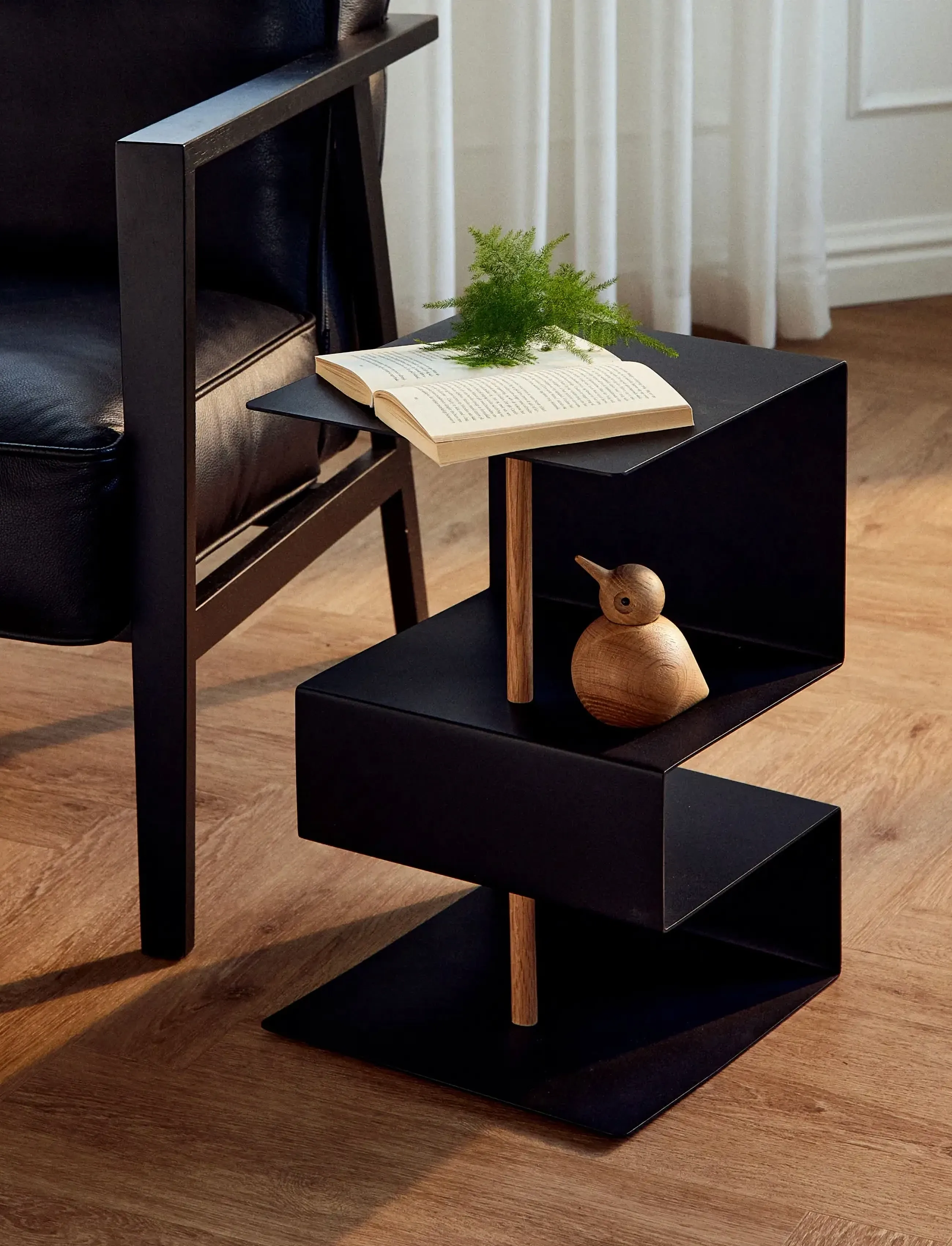 Andersen Furniture Edge Side Table, One Size, Tables, Schwarz - Tables & Small Homeware