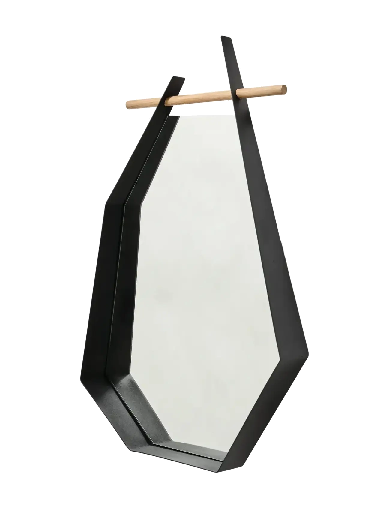 Andersen Furniture Edge Mirror, Vægspejl, Sort, Str: ONE SIZE
